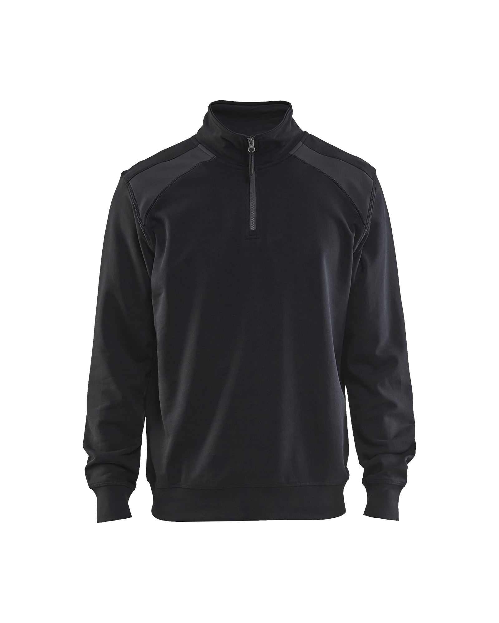 Blåkläder Sweatshirt half zip - Sort/Mellemgrå [9996] / XS