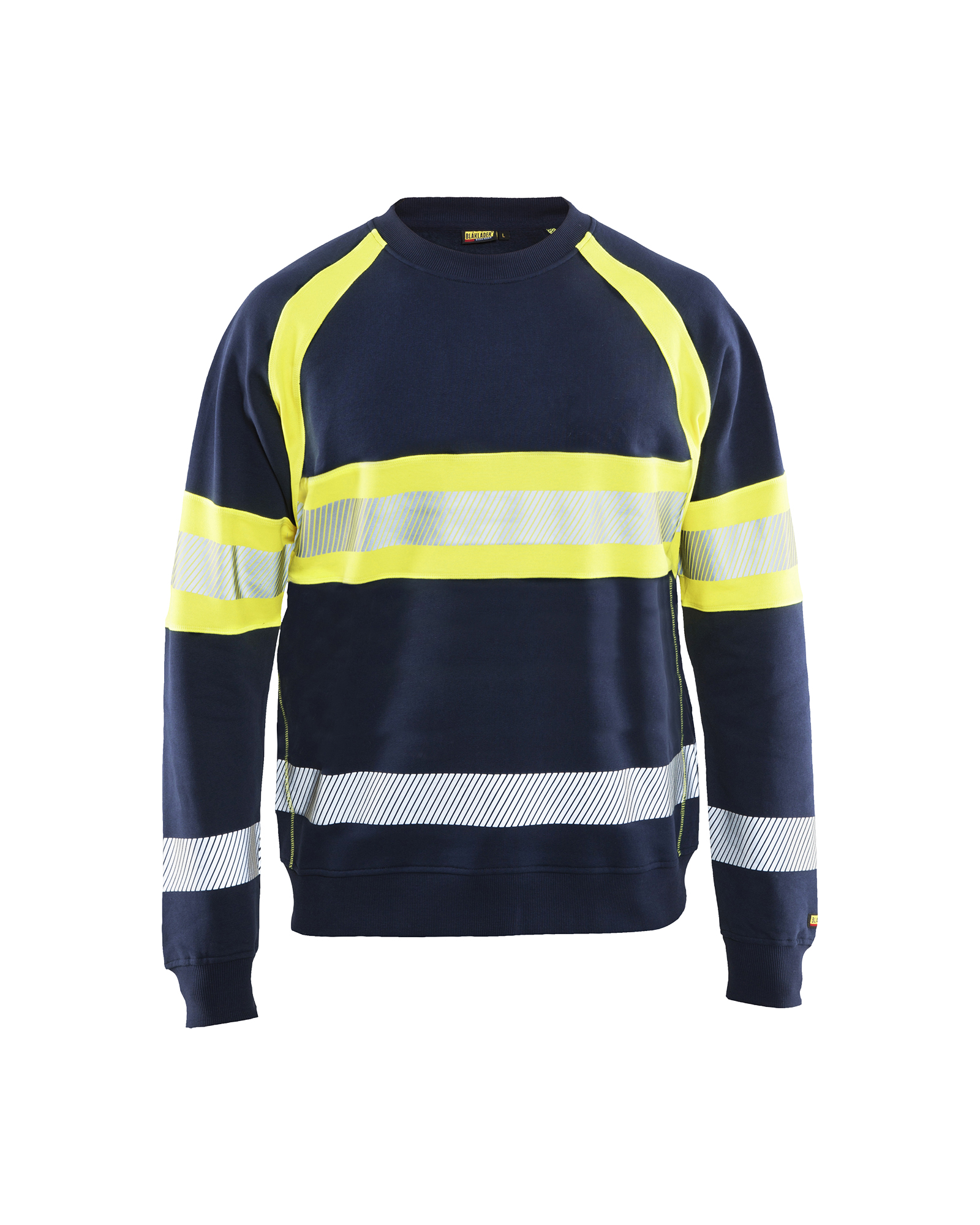 Blåkläder High Vis Sweatshirt - Marineblå/High Vis Gul [8933] / XS