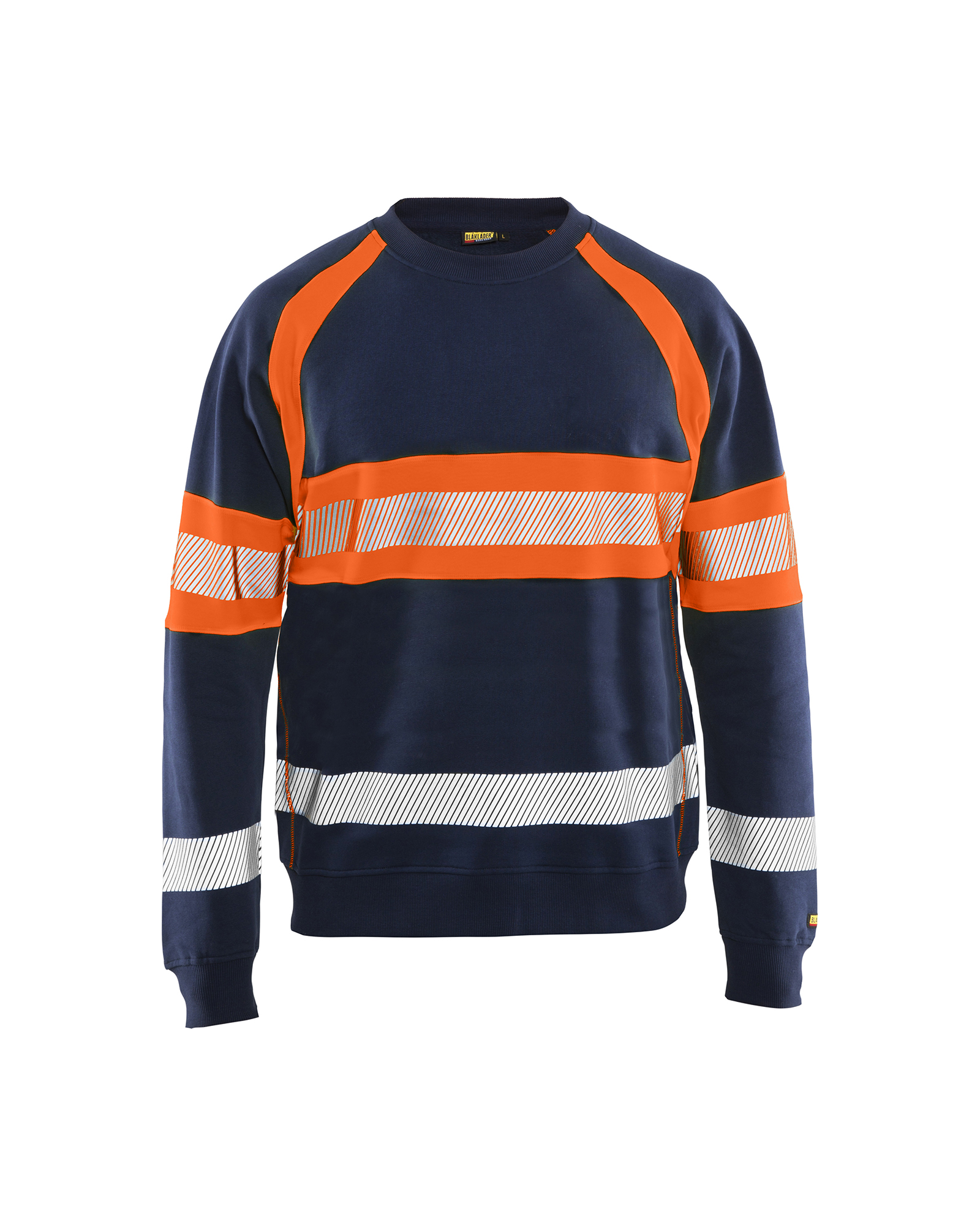 Blåkläder High Vis Sweatshirt - Marineblå/High Vis Orange [8953] / XS