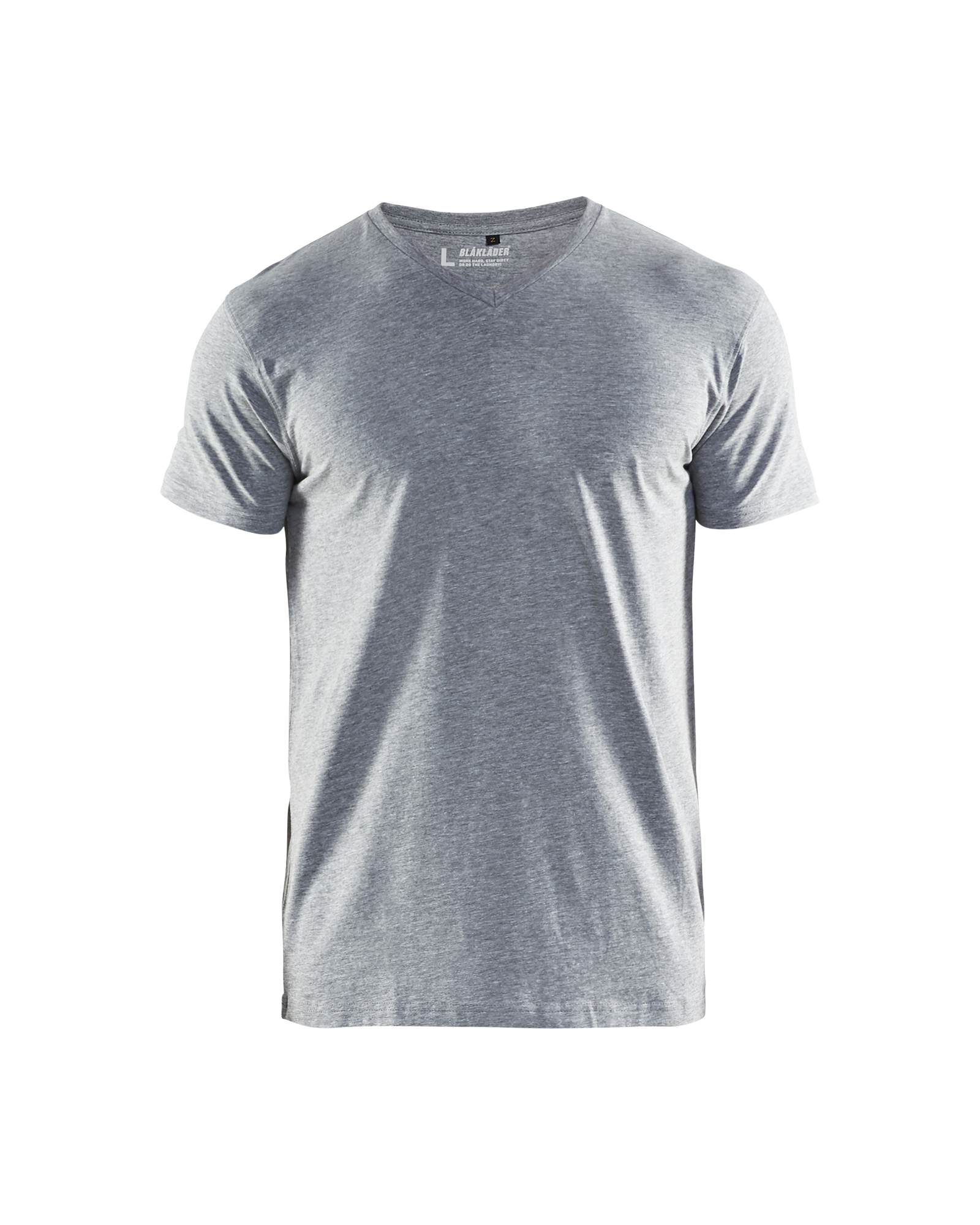 Blåkläder T-shirt V-udskæring - Gråmeleret [9000] / XS