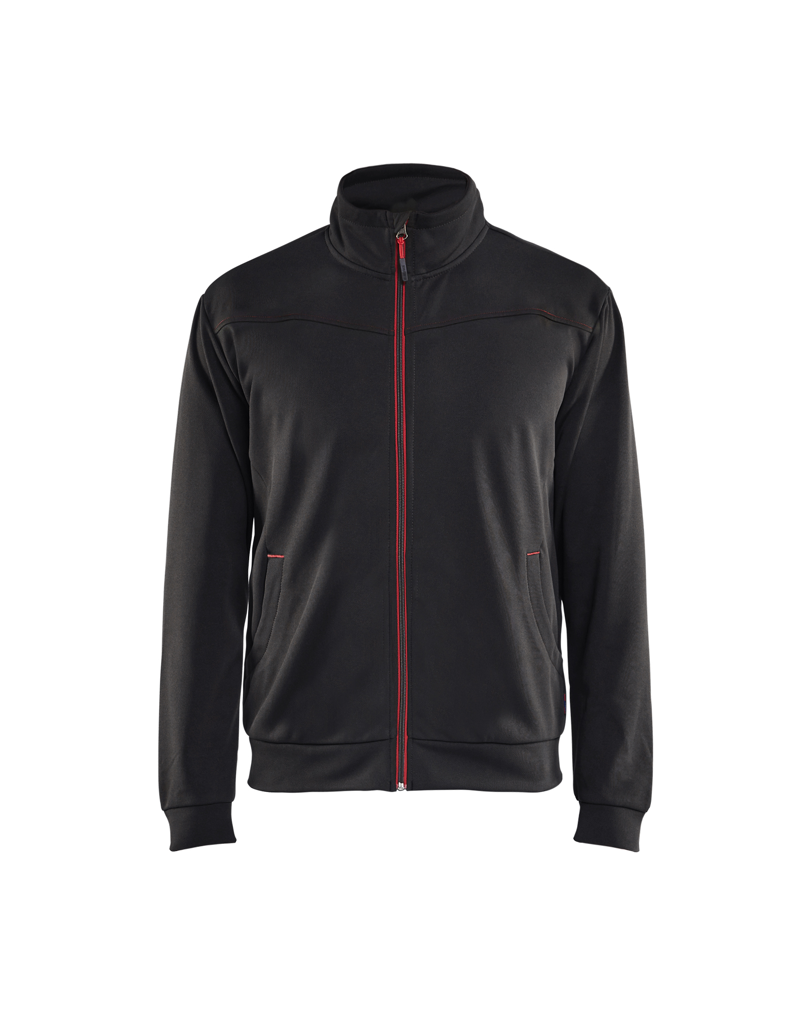Blåkläder Sweatshirt full zip - Sort/Rød [9956] / XS