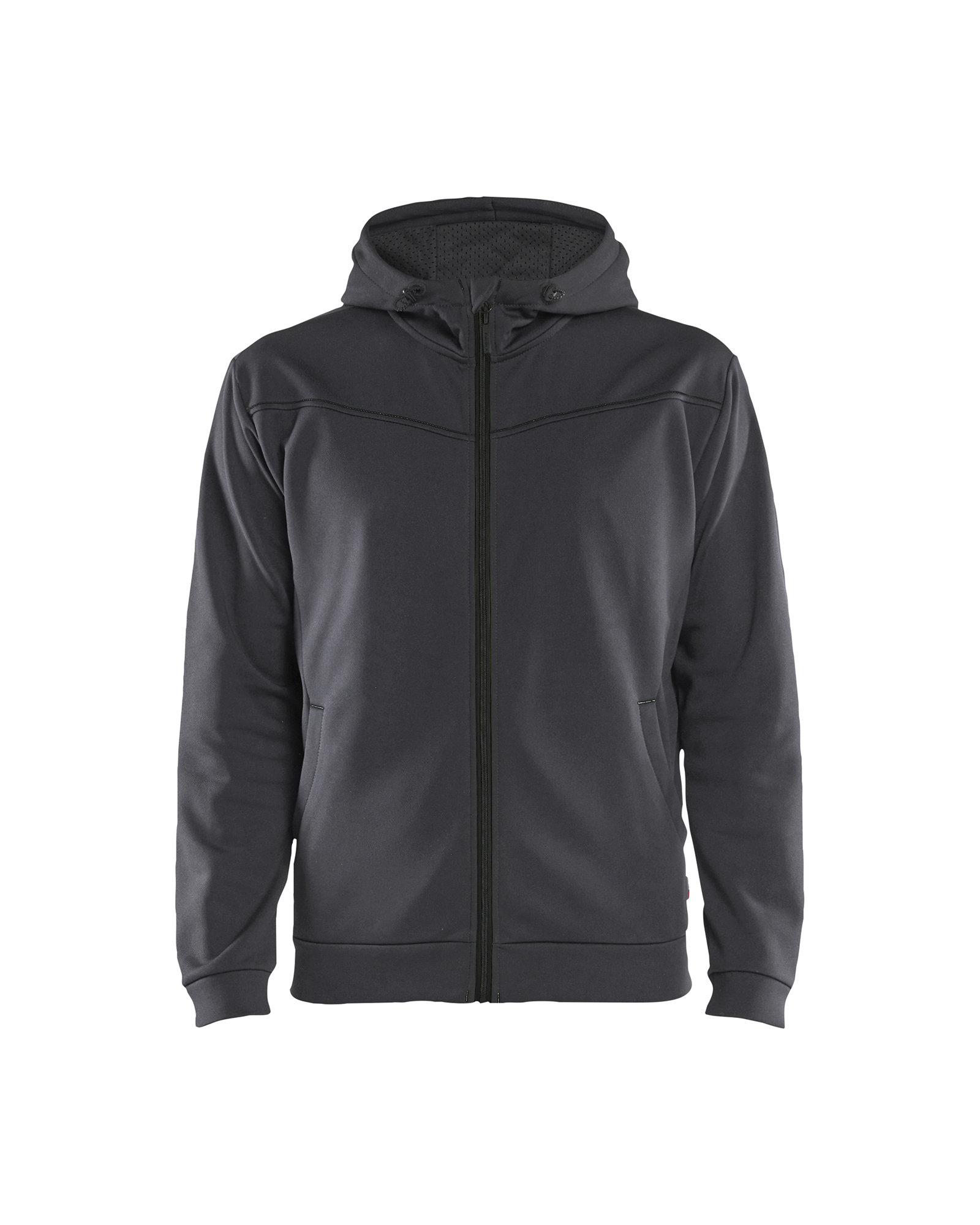 Blåkläder Hættetrøje full zip - Mellemgrå/Sort [9699] / XS