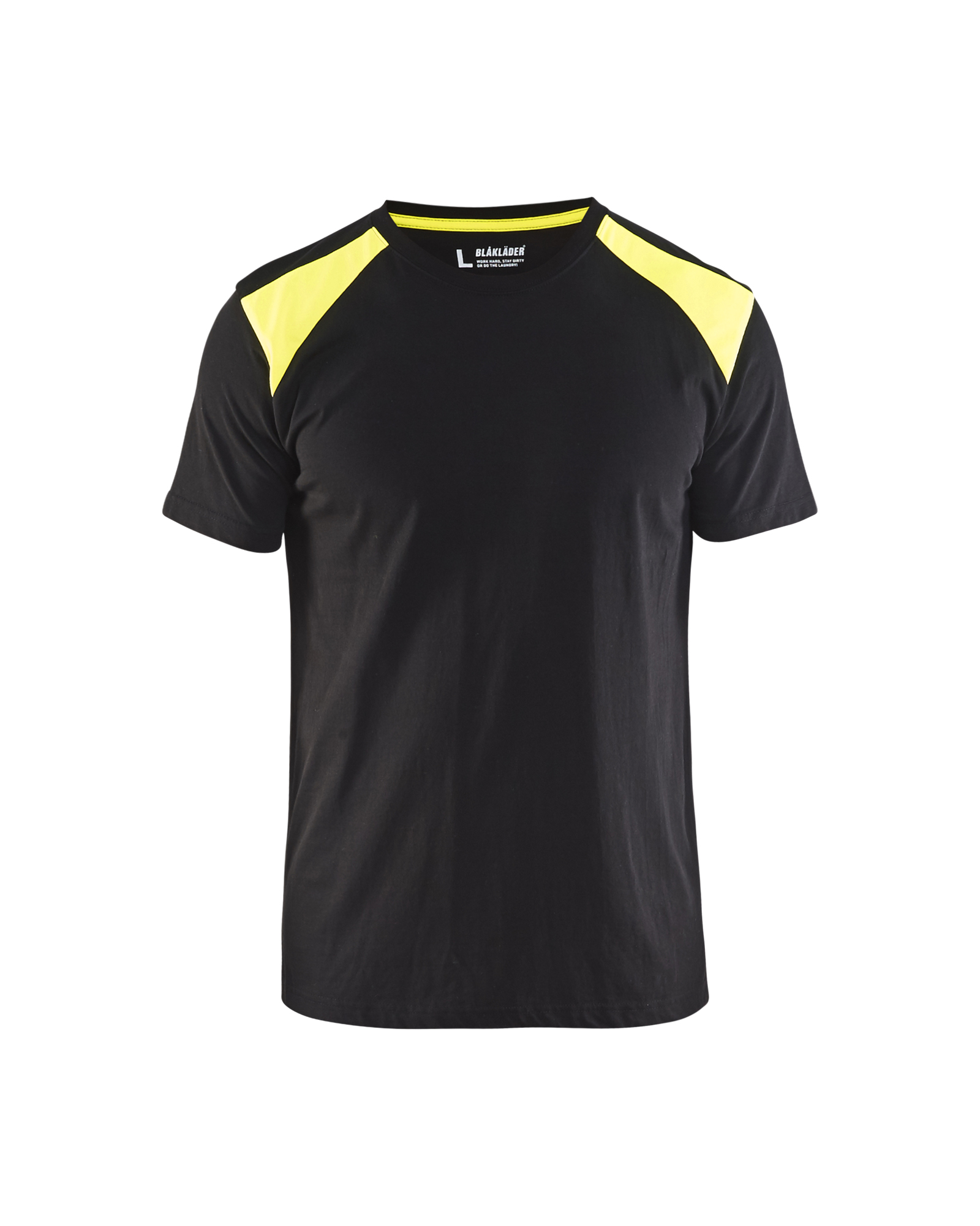 Blåkläder T-shirt - Sort/High Vis Gul [9933] / XS