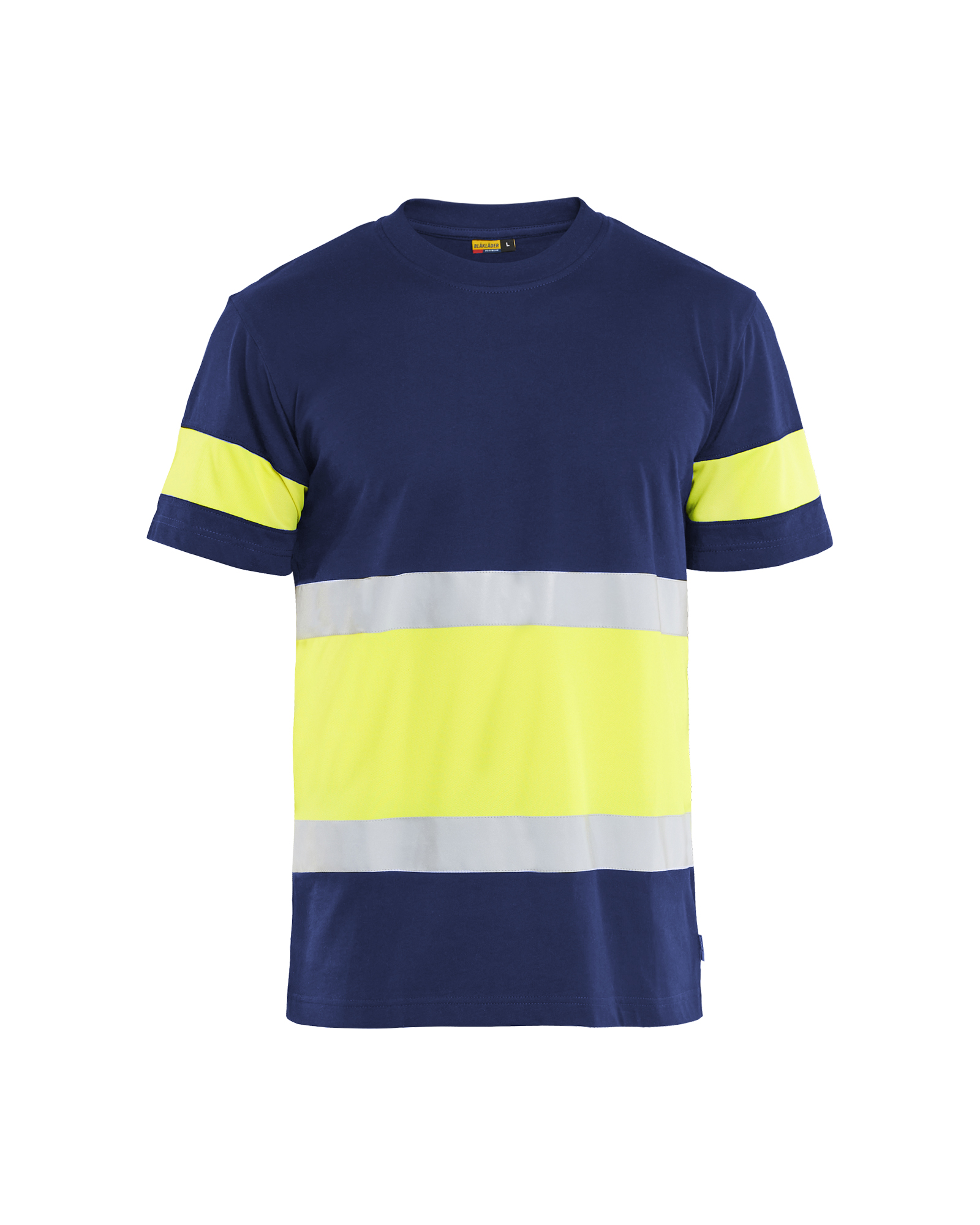 Blåkläder High Vis T-shirt - Marineblå/High Vis Gul [8833] / XS
