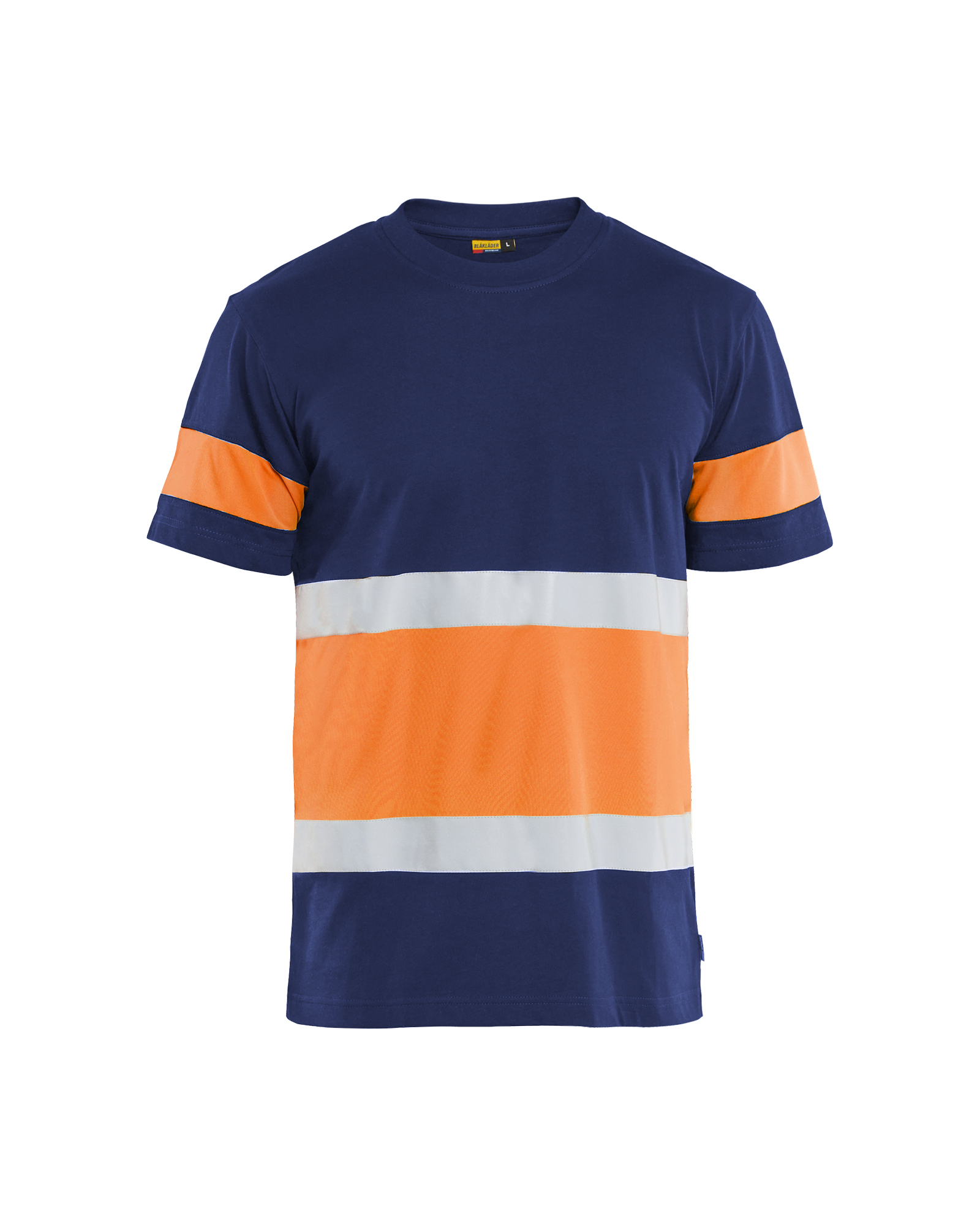 Blåkläder High Vis T-shirt - Marineblå/High Vis Orange [8853] / XS