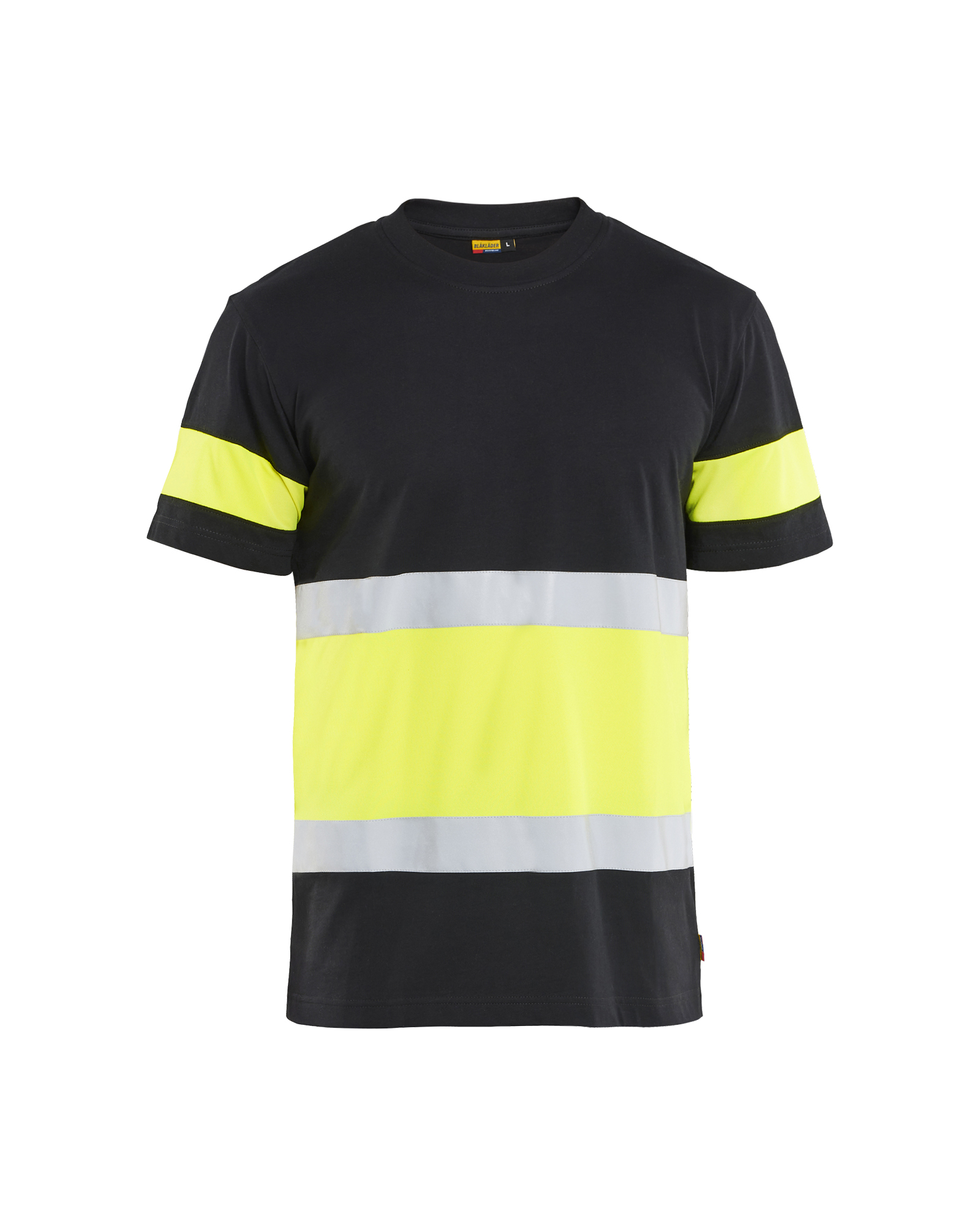 Blåkläder High Vis T-shirt - Sort/High Vis Gul [9933] / XS