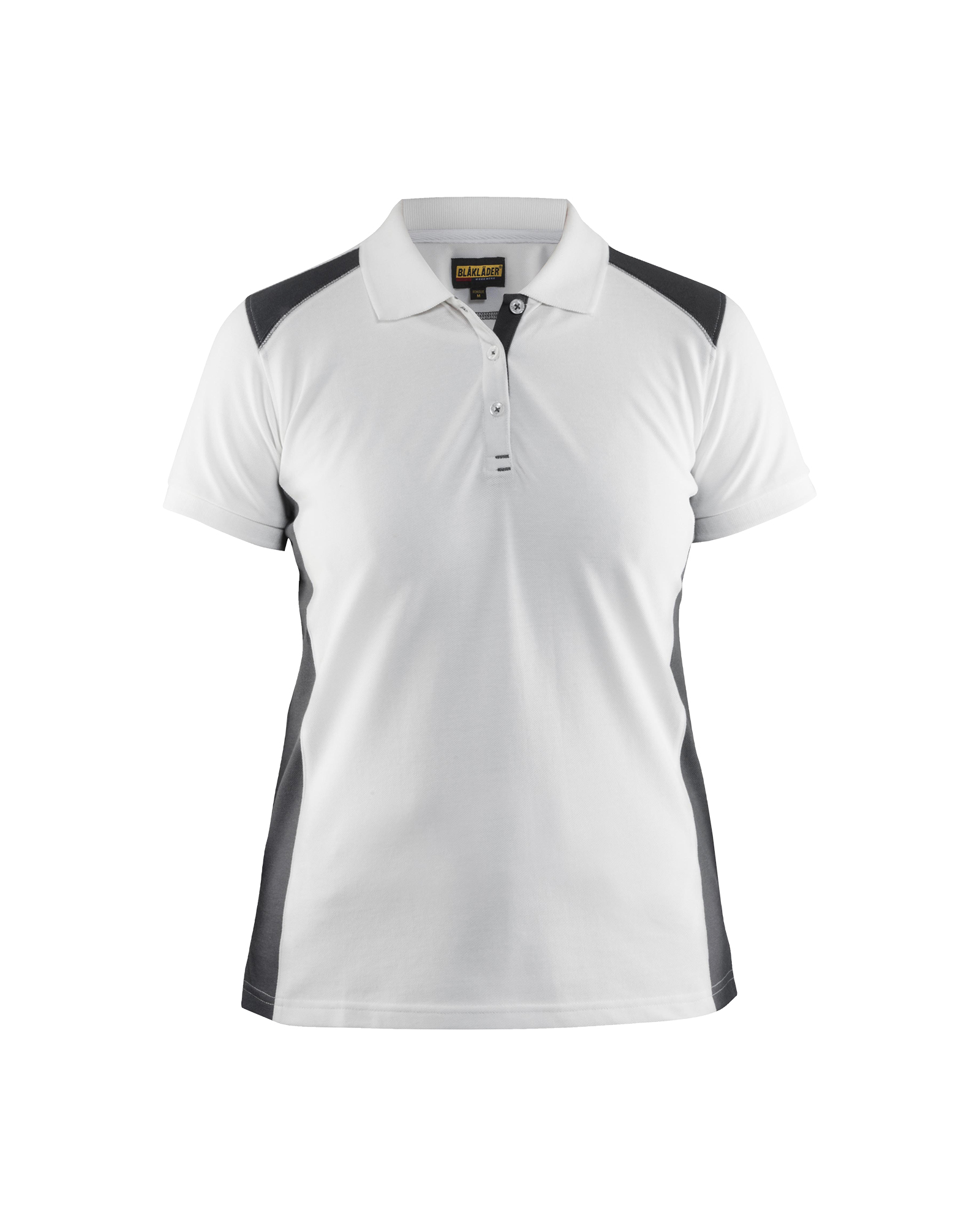 Blåkläder Dame Poloshirt - Hvid/Mørk Grå [1098] / XS