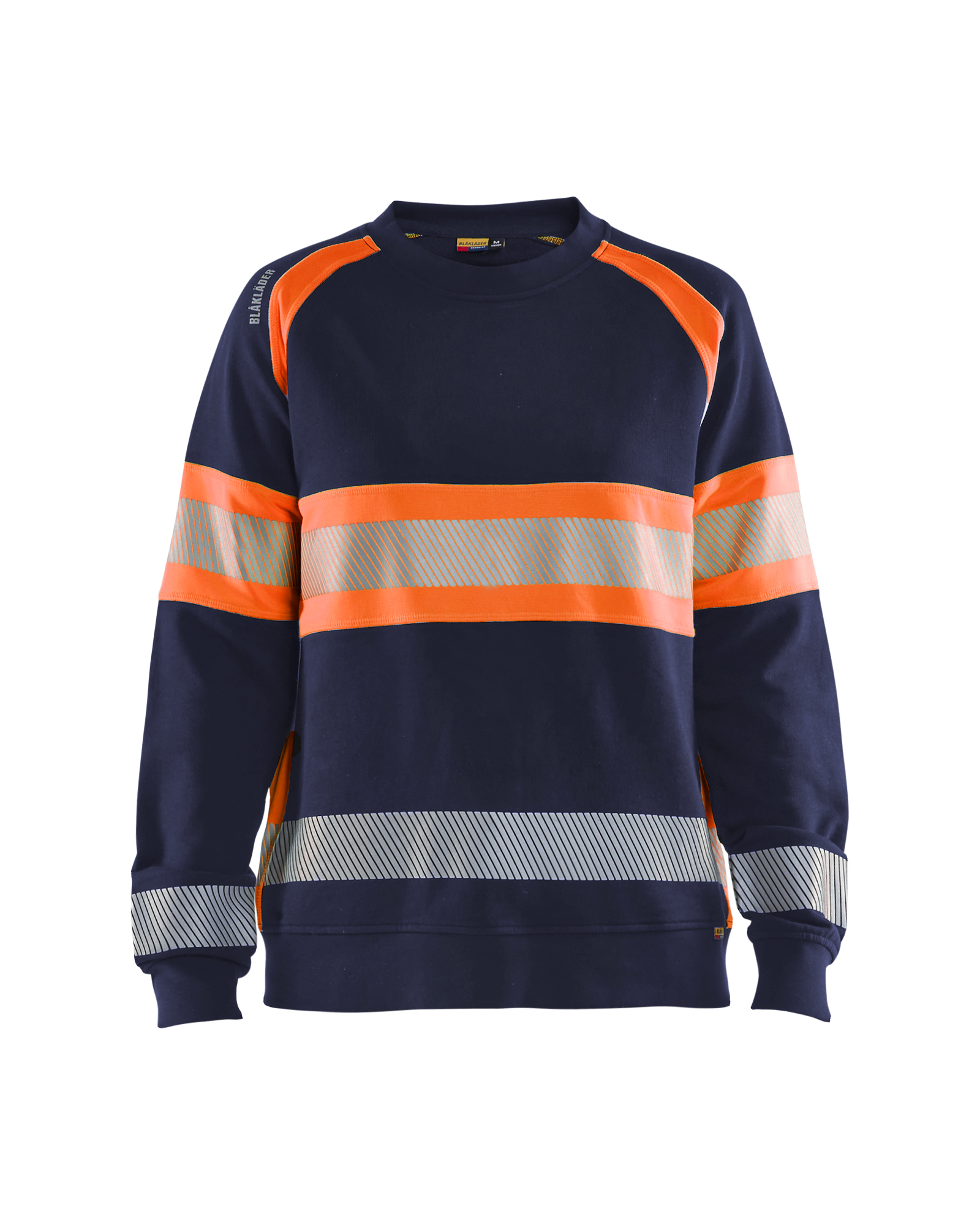 Blåkläder Dame High Vis Sweatshirt - Marineblå/High Vis Orange [8953] / XS