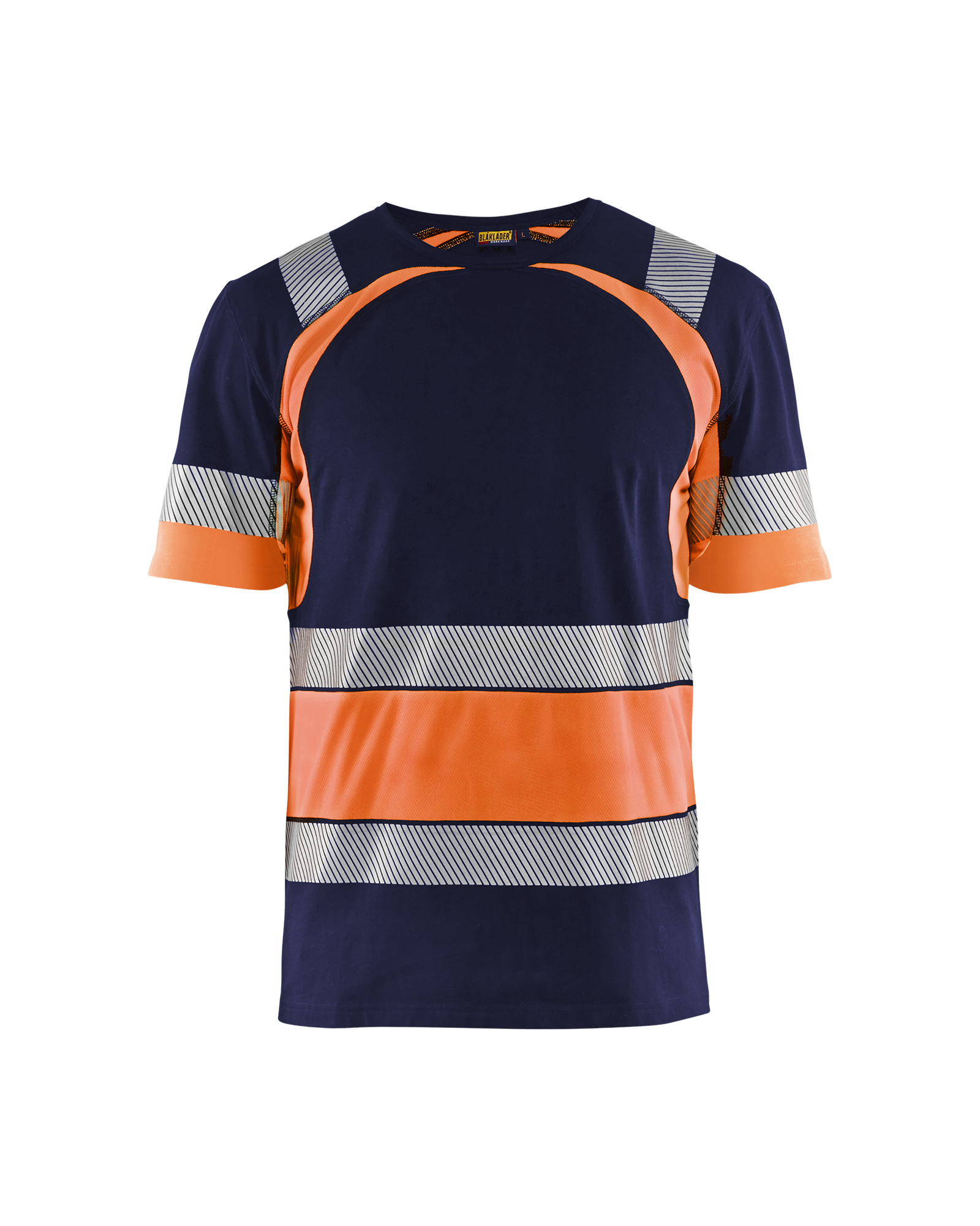 Blåkläder High Vis T-shirt - Marineblå/High Vis Orange [8853] / XS