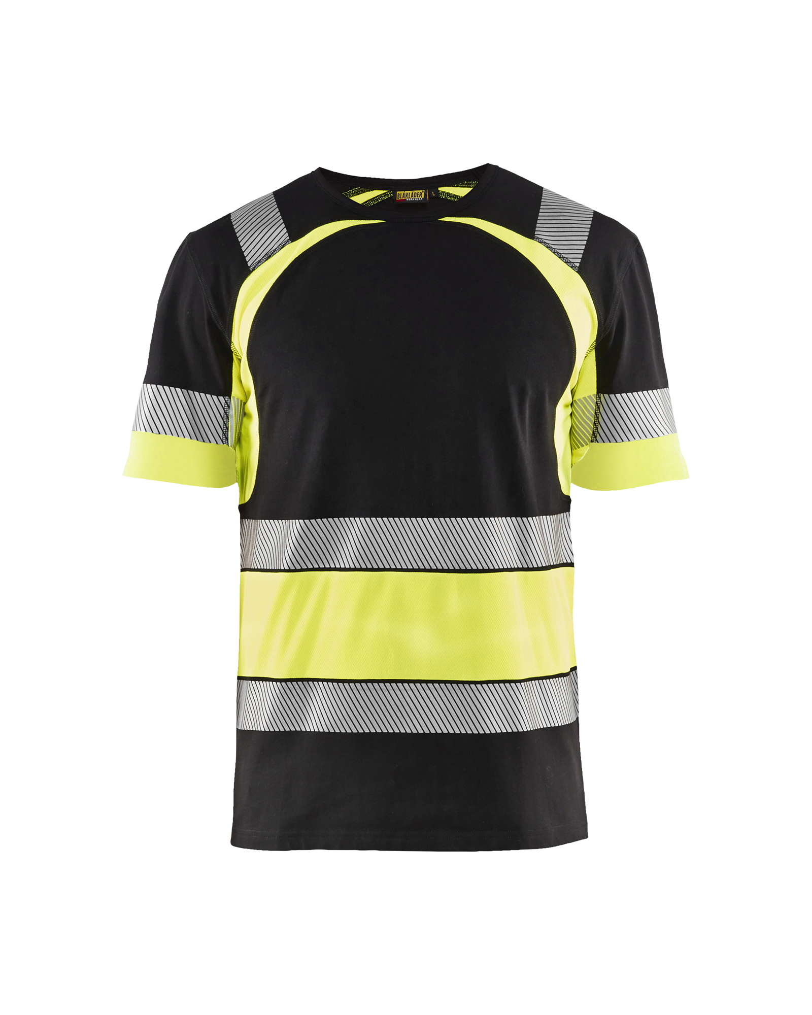 Blåkläder High Vis T-shirt - Sort/High Vis Gul [9933] / XS