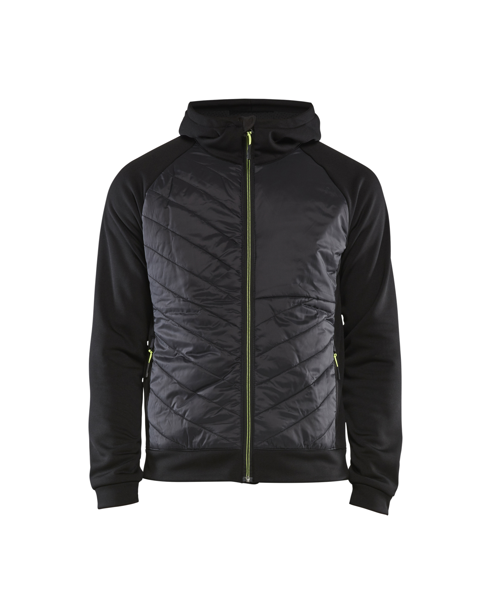 Blåkläder Hybrid Sweatshirt - Sort/High Vis Gul [9933] / XS