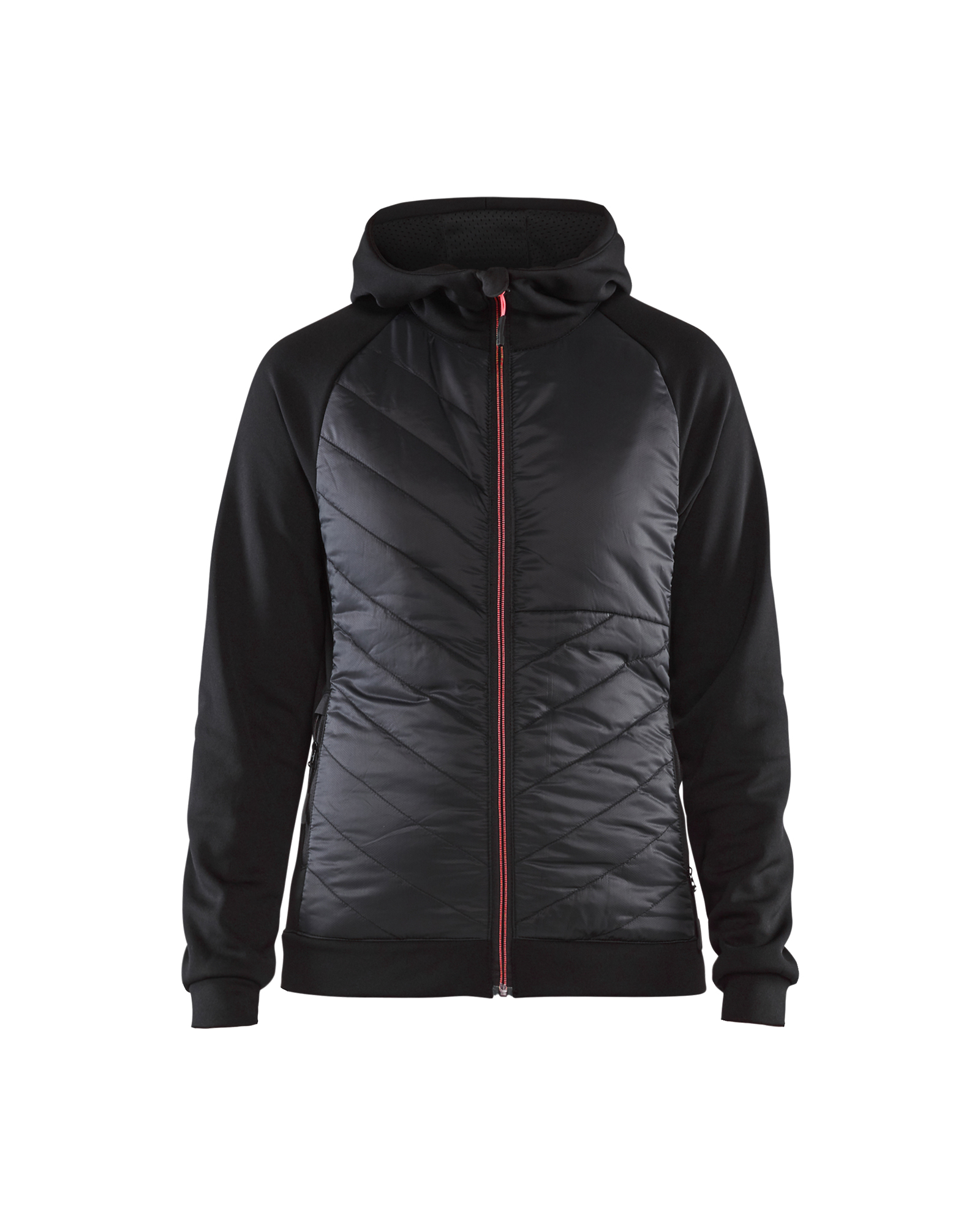 Blåkläder Dame Hybrid Sweatshirt - Sort/Rød [9956] / XS