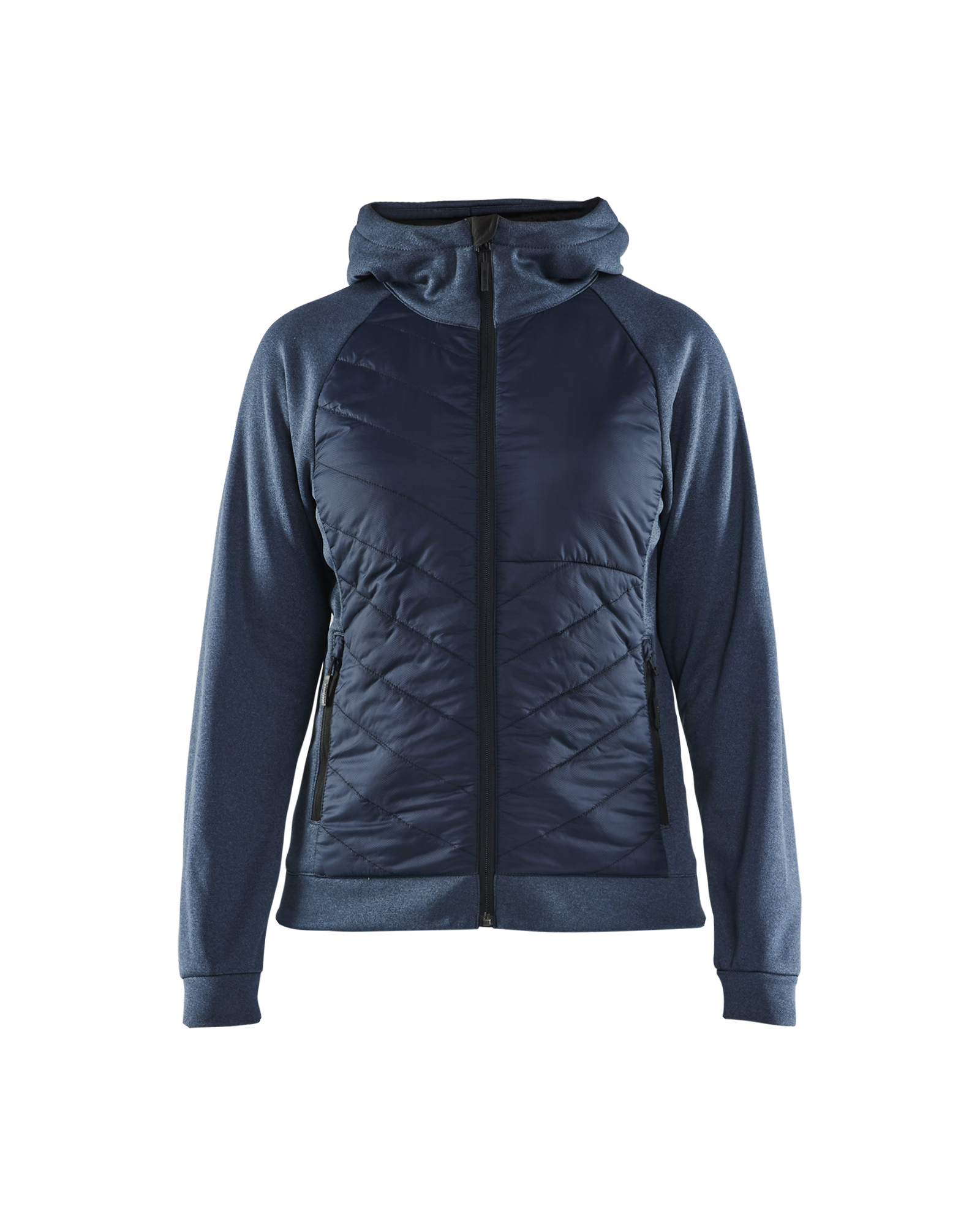 Blåkläder Dame Hybrid Sweatshirt - Støvet Blå/Mørk Marineblå [8286] / XS