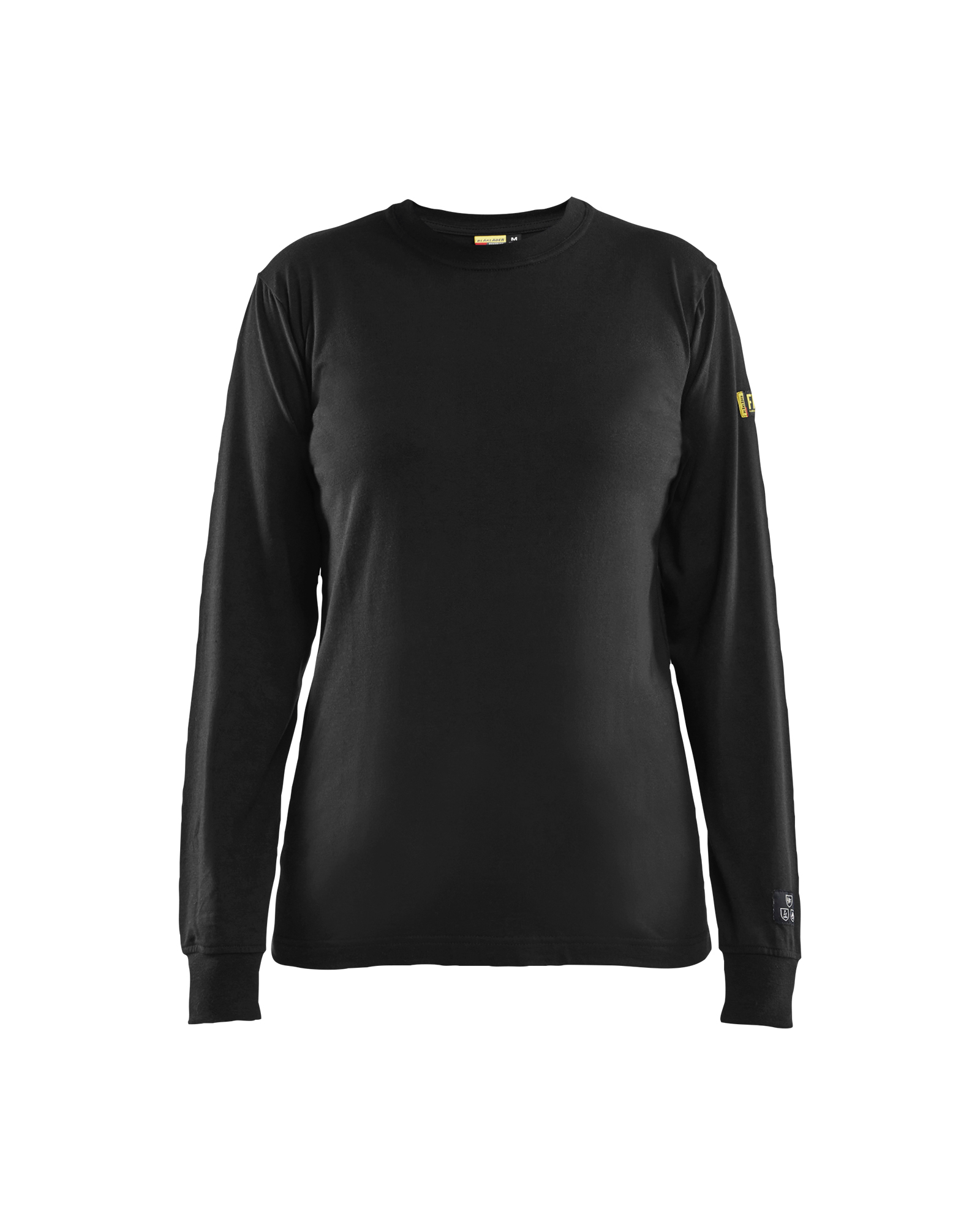 Blåkläder Dame Flammehæmmende T-Shirt Lang Ærme - Sort [9900] / XS