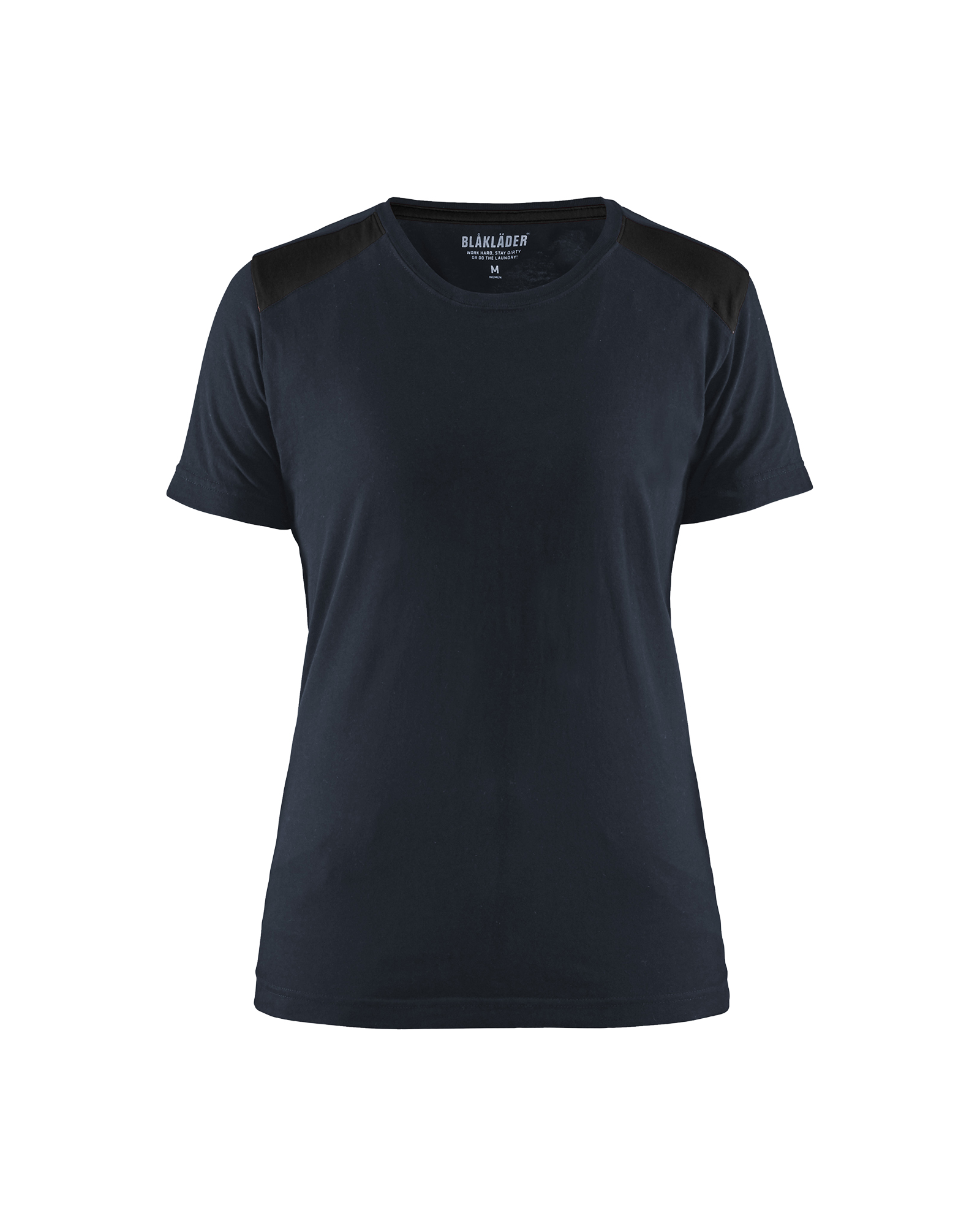 Blåkläder Dame T-shirt - Mørk Marineblå/Sort [8699] / XS