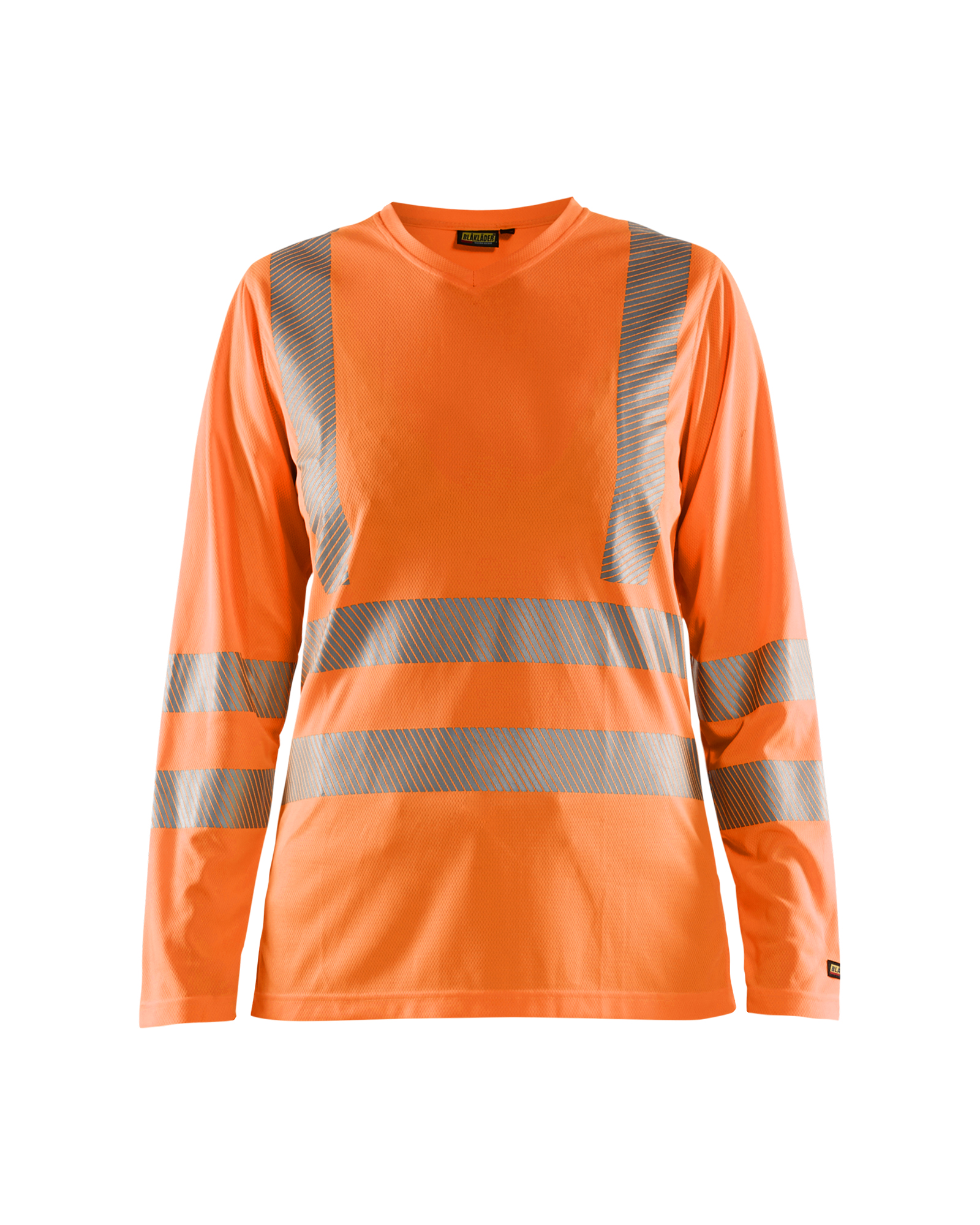 Blåkläder Dame High Vis T-shirt lang ærme - High Vis Orange [5300] / XS