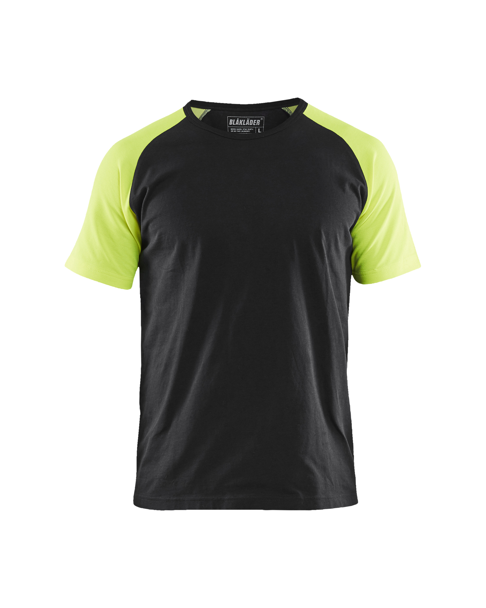 Blåkläder T-shirt - Sort/High Vis Gul [9933] / XS