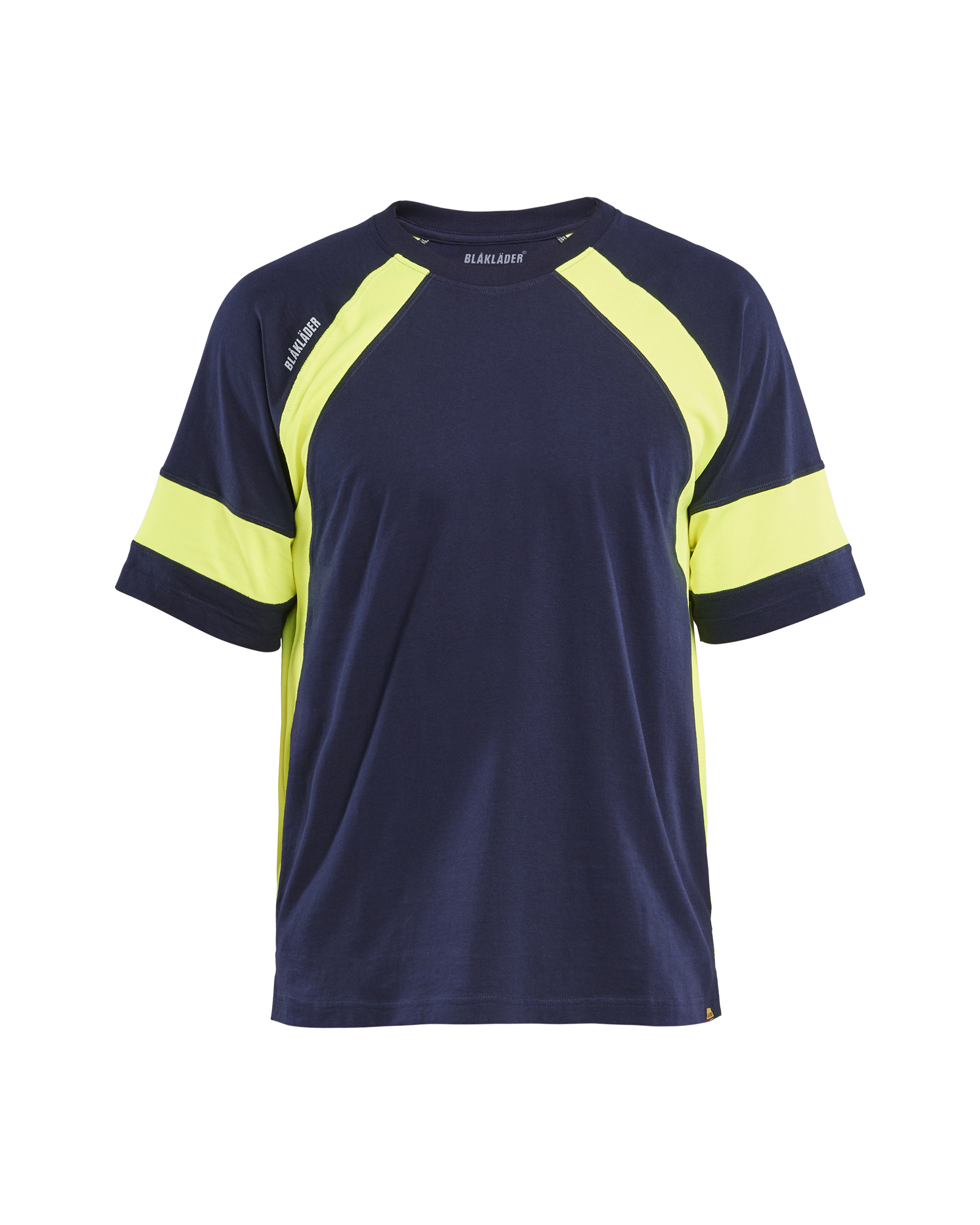 Blåkläder T-Shirt - Marineblå/High Vis Gul [8833] / XS