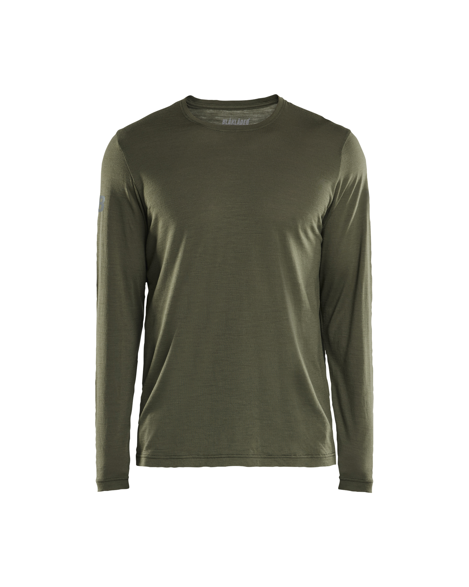 Blåkläder T-shirt Merinould lang ærme - Skovgrøn [4209] / XS