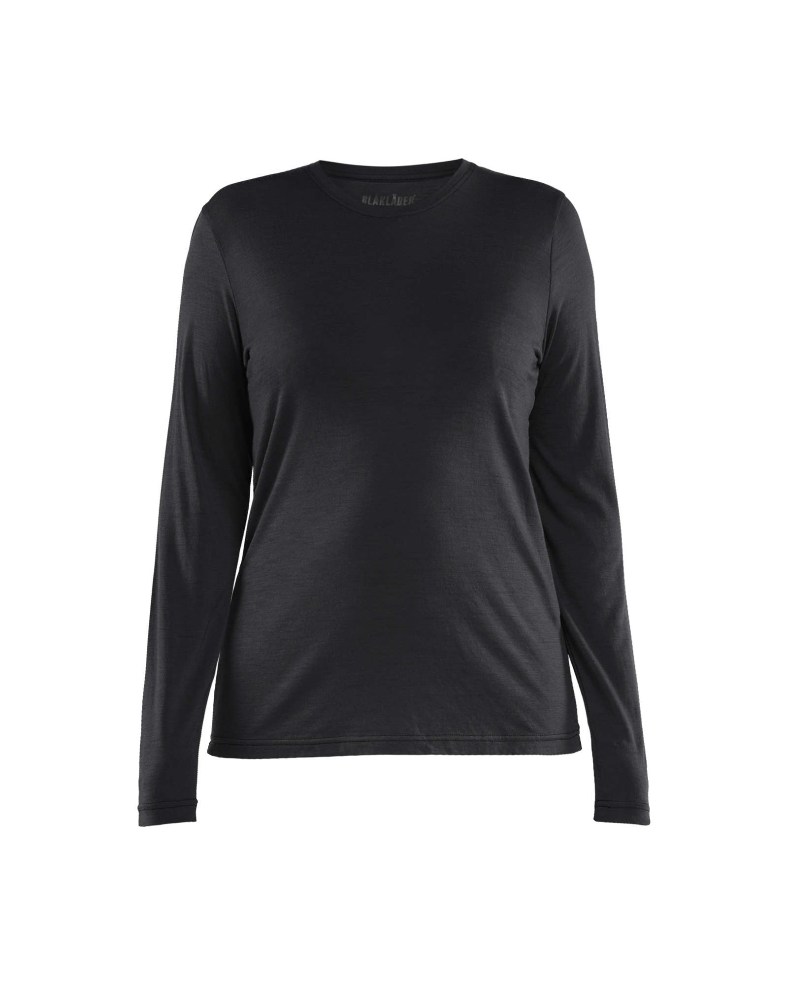 Blåkläder Dame T-shirt Merinould lang ærme - Sort [9900] / XS