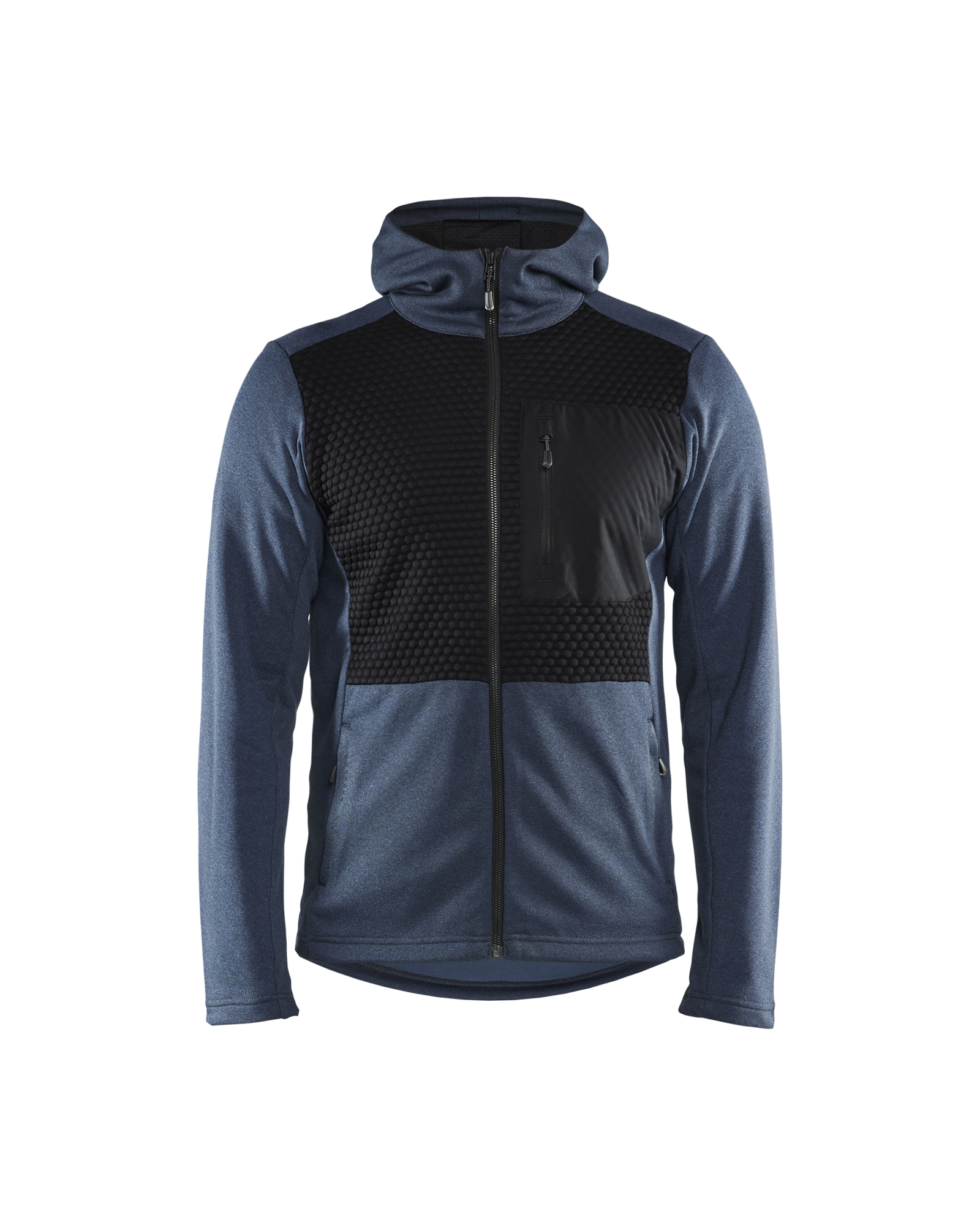 Blåkläder Hættetrøje Full Zip - Støvet Blå/Sort [8299] / XS
