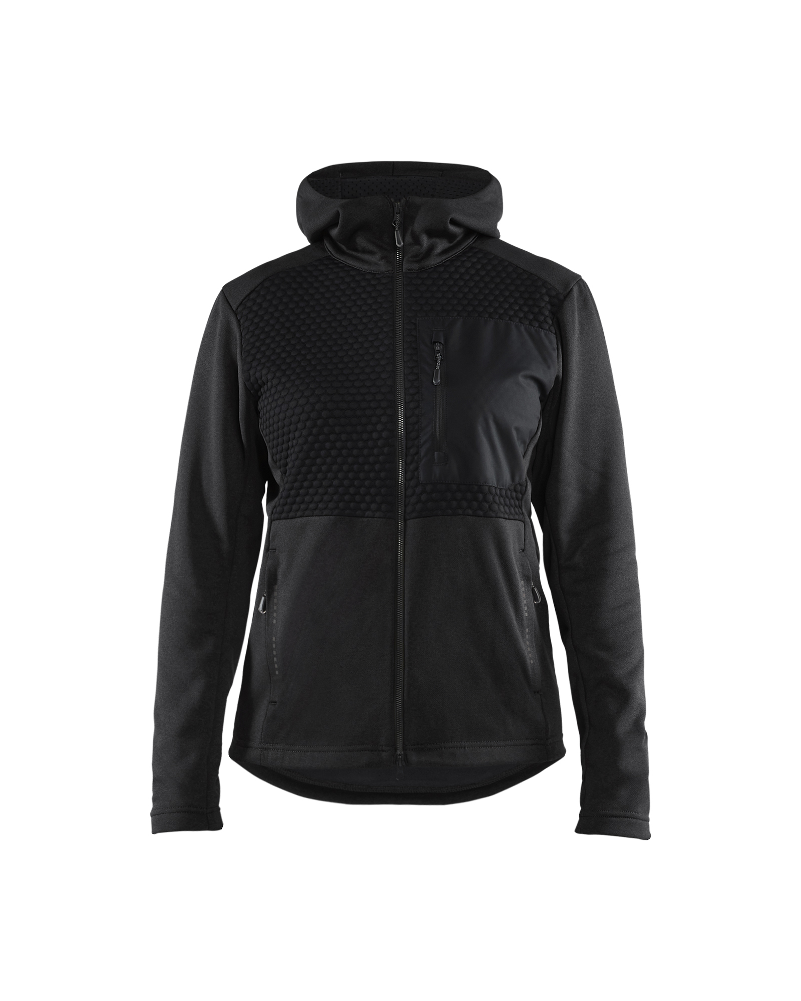 Blåkläder Dame Hættetrøje full zip - Sort [9900] / XS