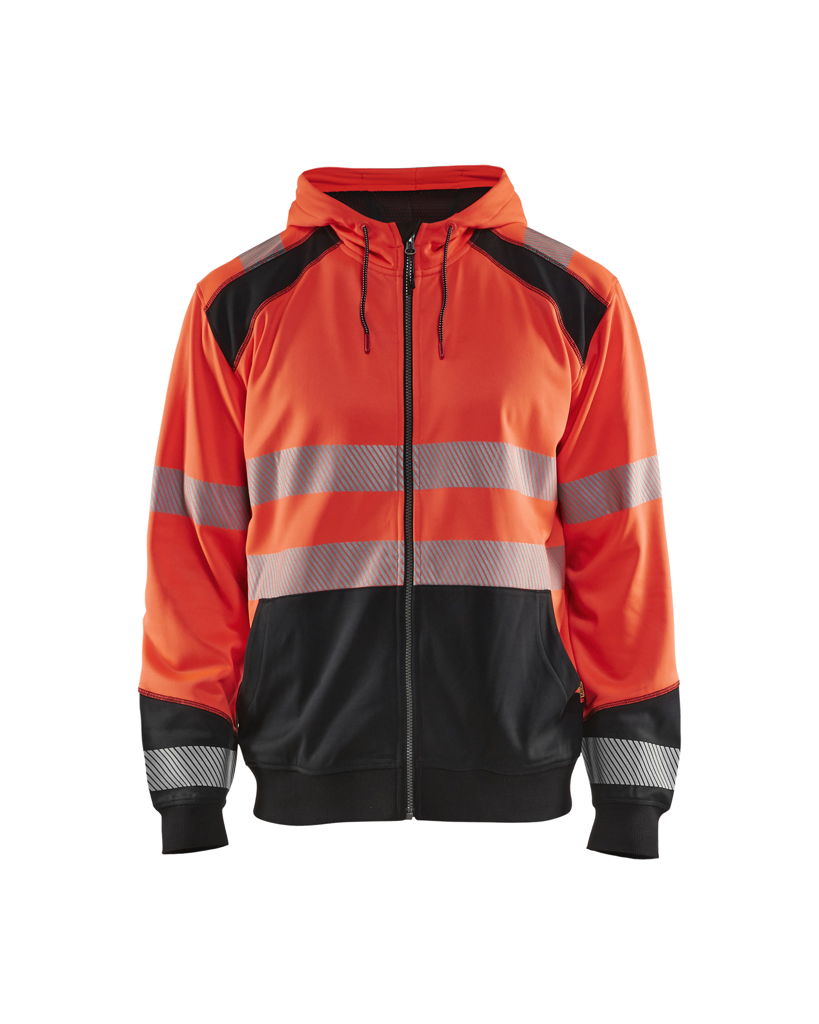 Blåkläder High vis hættetrøje - High Vis Rød/Sort [5599] / XS