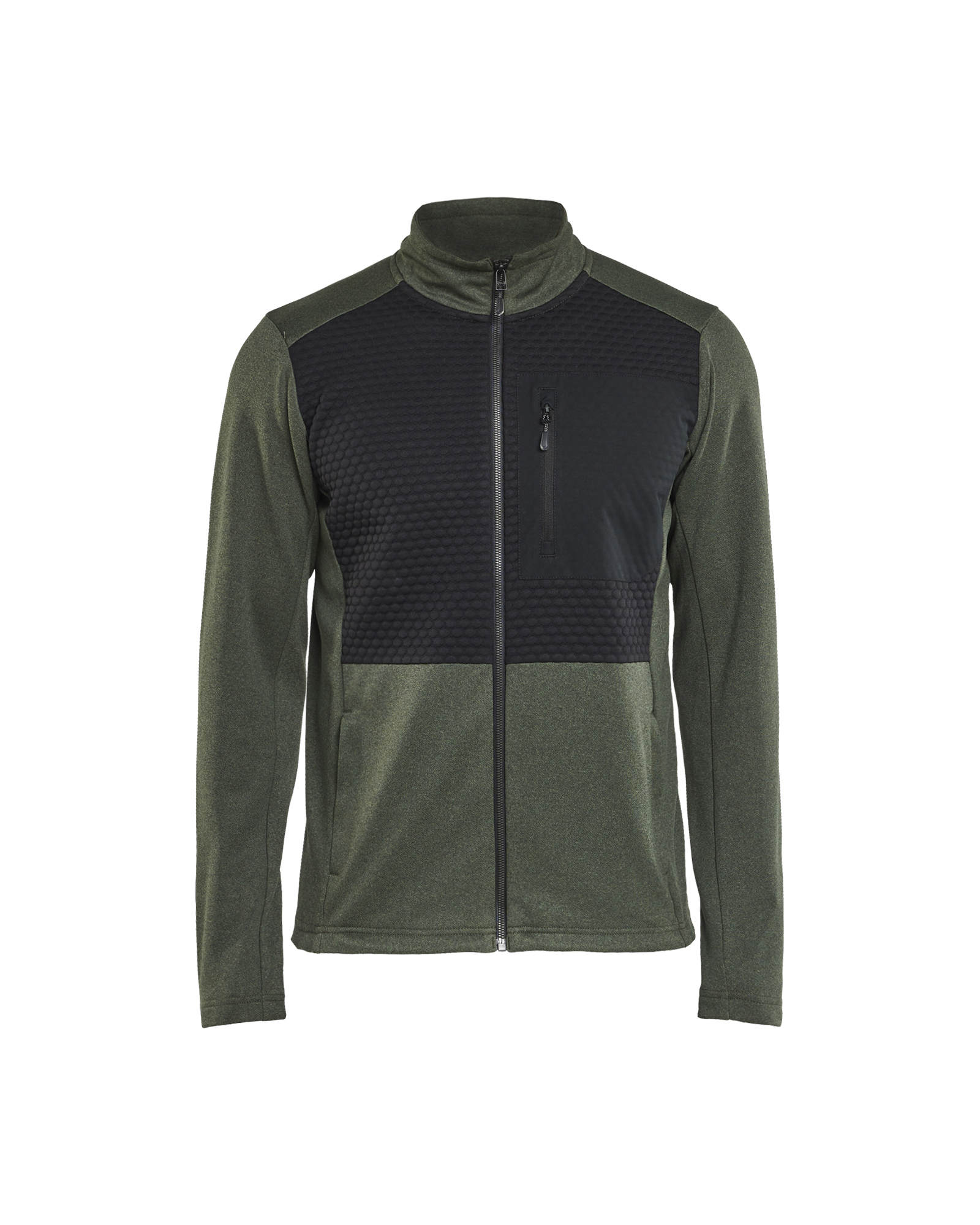 Blåkläder Sweatshirt Full Zip - Efterårsgrøn/Sort [4199] / XS