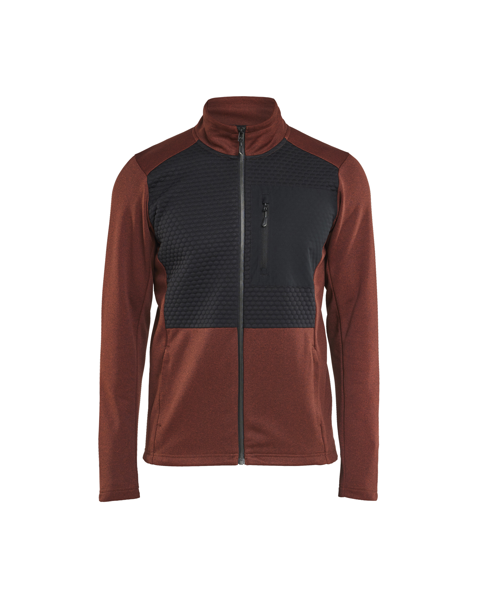 Blåkläder Sweatshirt Full Zip - Brændt Rød/Sort [5999] / XS