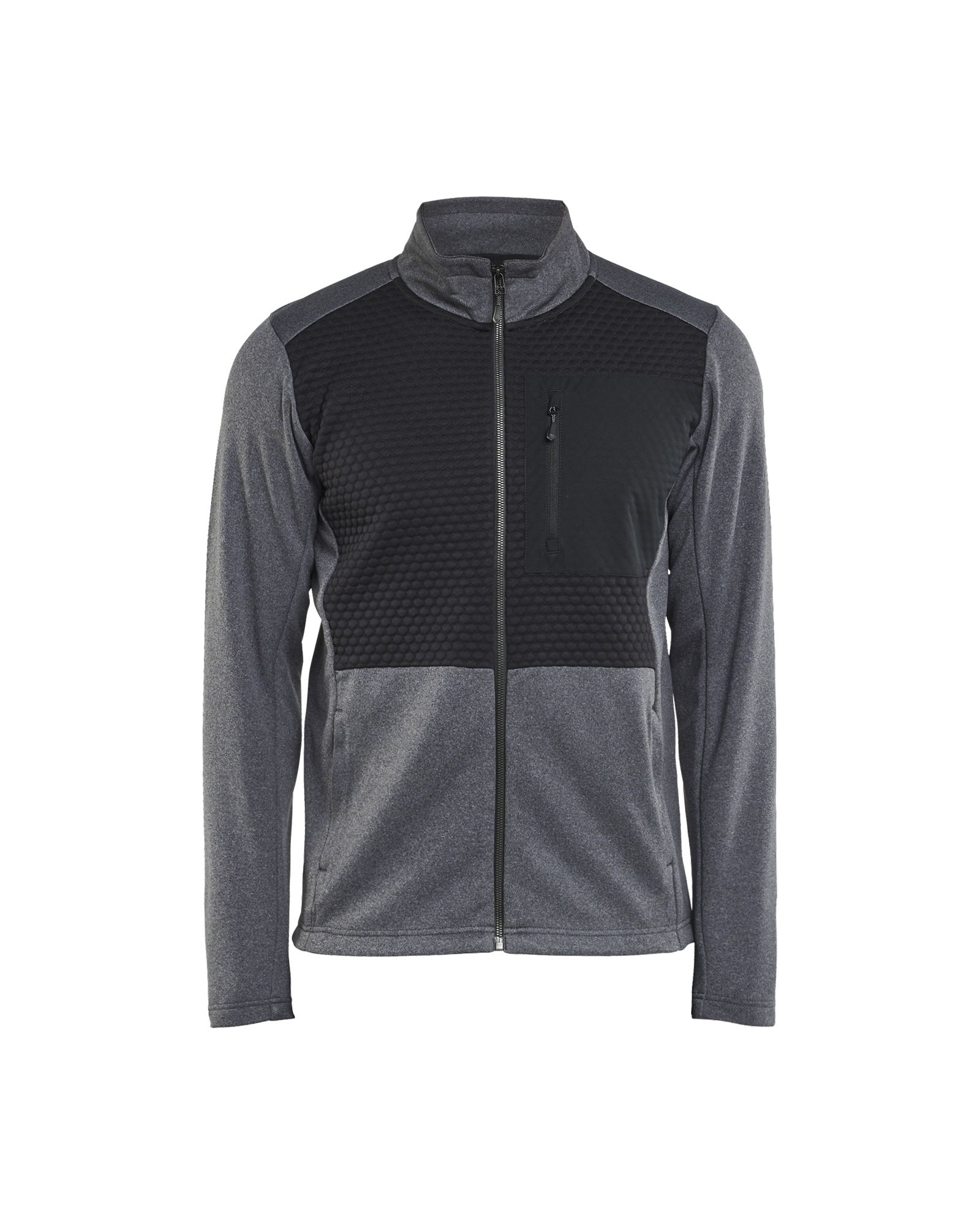 Blåkläder Sweatshirt Full Zip - Sortmeleret [9991] / XS