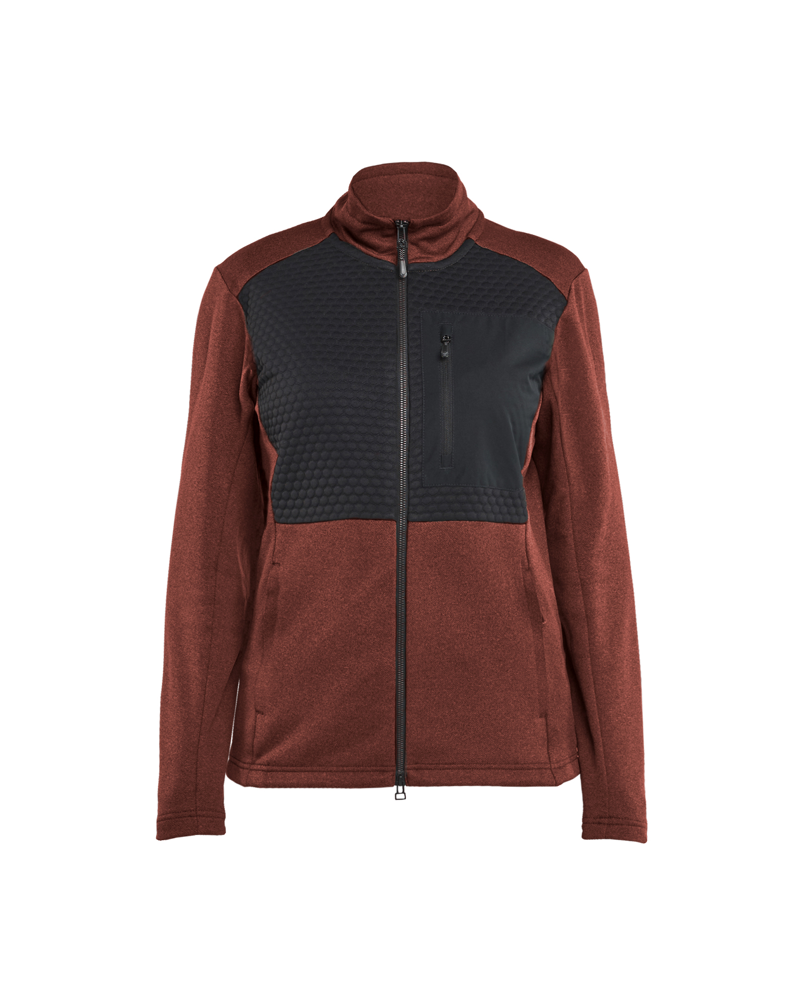 Blåkläder Dame Sweatshirt Full Zip - Brændt Rød/Sort [5999] / XS