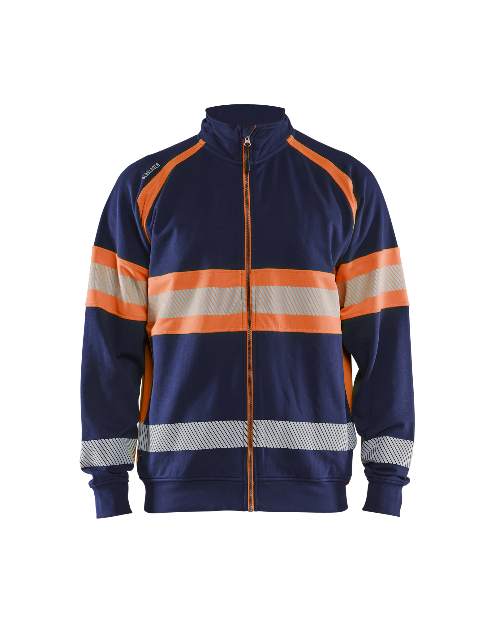 Blåkläder High vis sweatshirt - Marineblå/High Vis Orange [8953] / XS