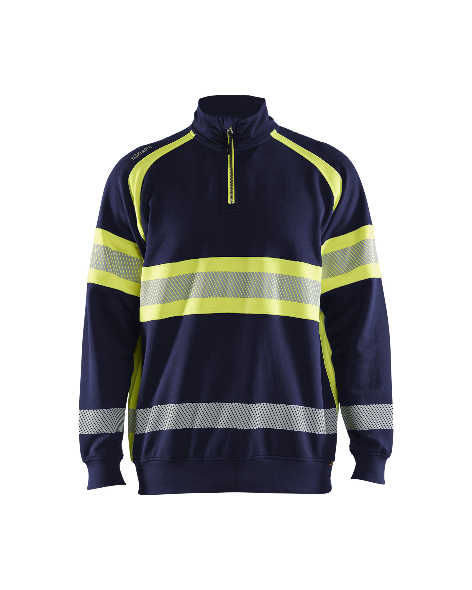 Blåkläder High vis Sweatshirt - Marineblå/High Vis Gul [8933] / XS