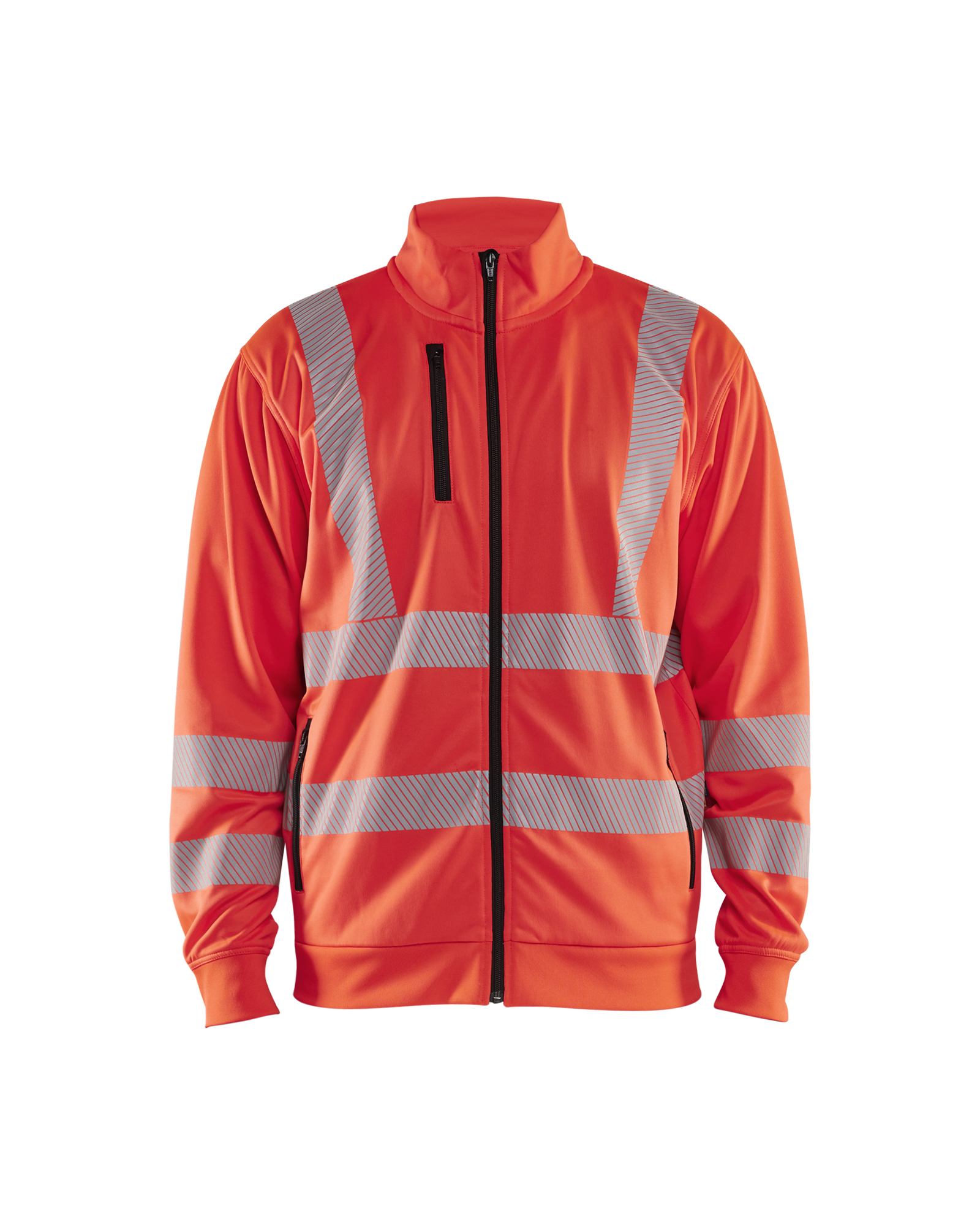 Blåkläder High vis Sweatshirt Full zip - High Vis Rød [5500] / XS