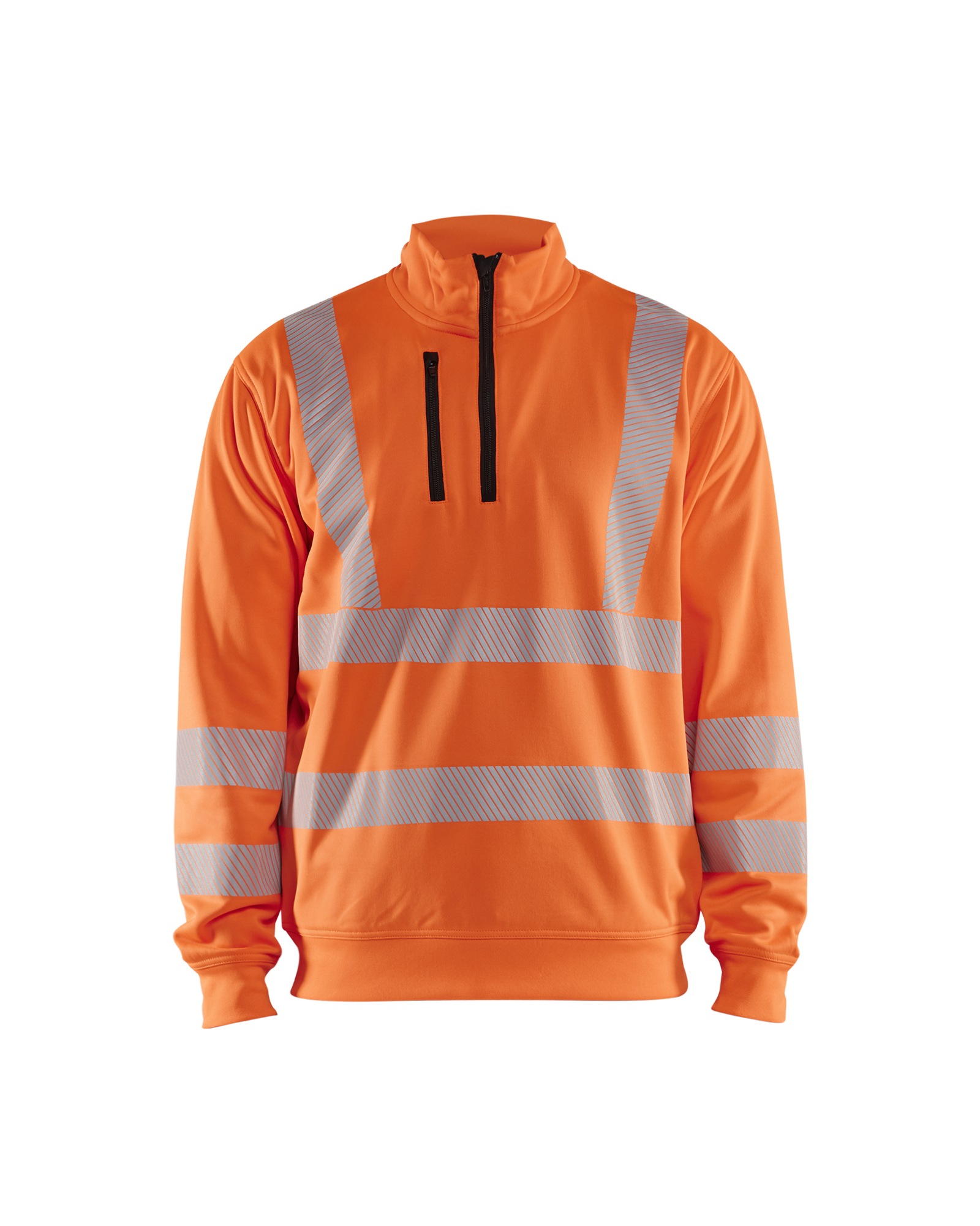 Blåkläder High vis Sweatshirt Half zip - High Vis Orange [5300] / XS