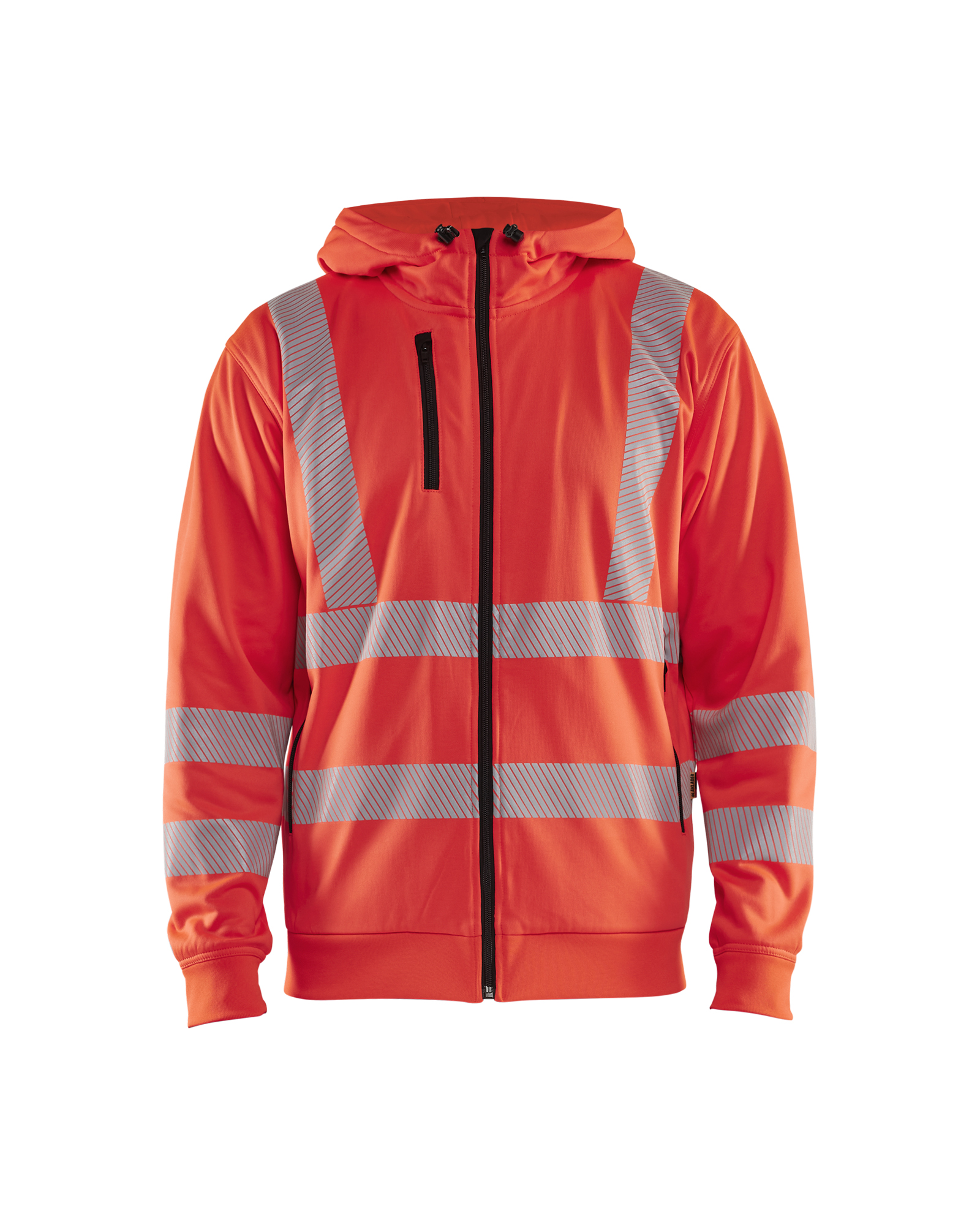 Blåkläder High vis Hættetrøje Full zip - High Vis Rød [5500] / XS