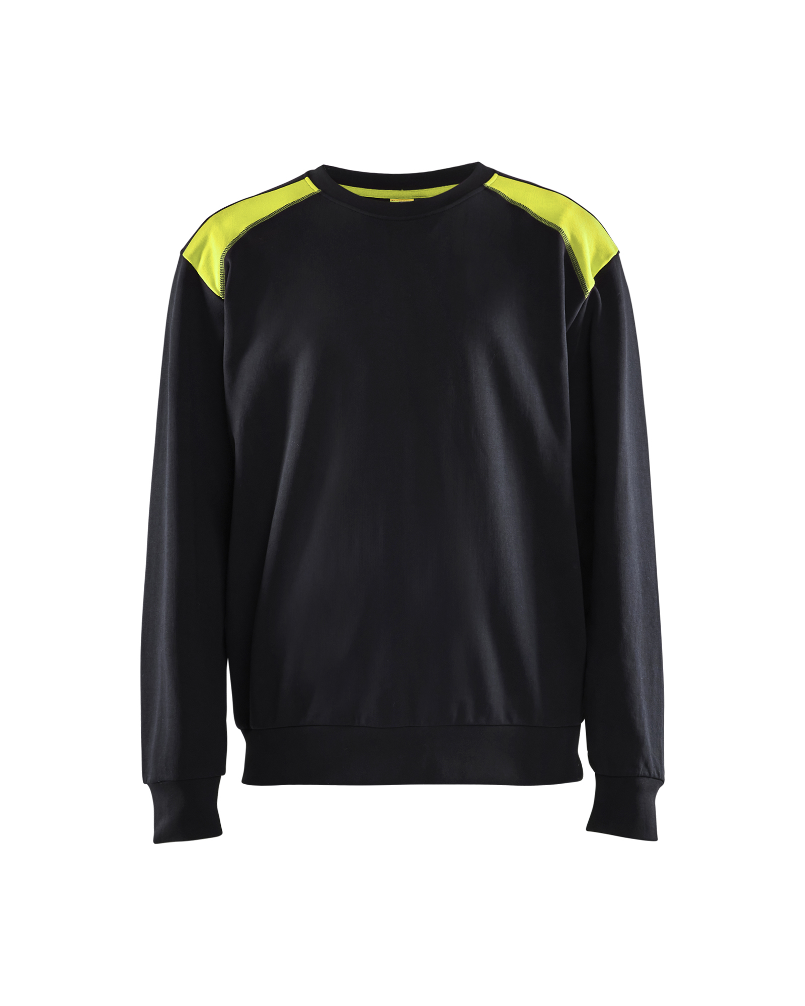 Blåkläder Sweatshirt - Sort/High Vis Gul [9933] / XS