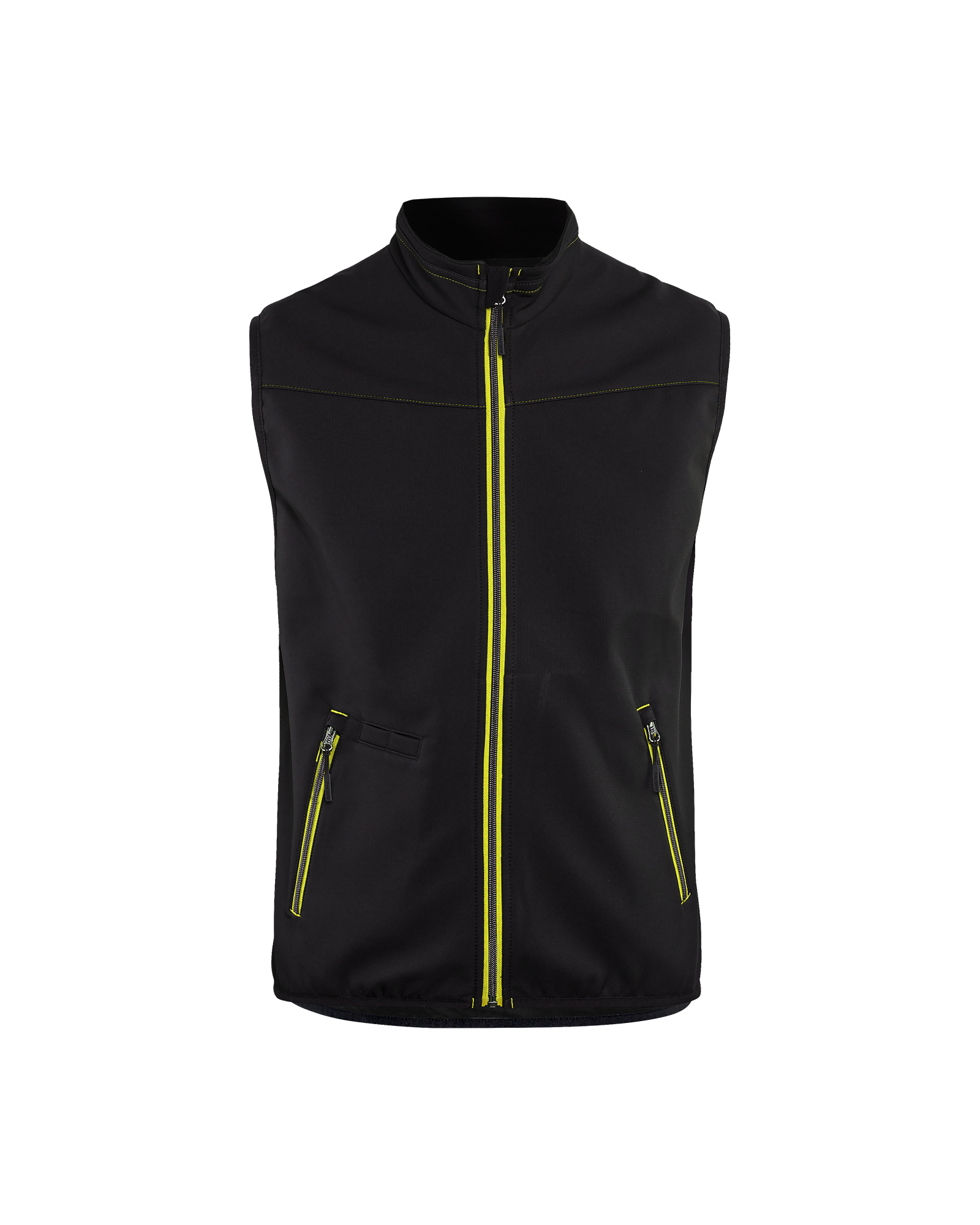 Blåkläder Softshell Vest - Sort/High Vis Gul [9933] / XS