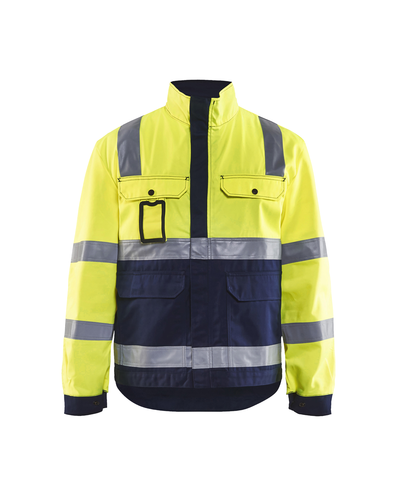 Blåkläder High Vis Arbejdsjakke - High Vis Gul/Marineblå [3389] / XS