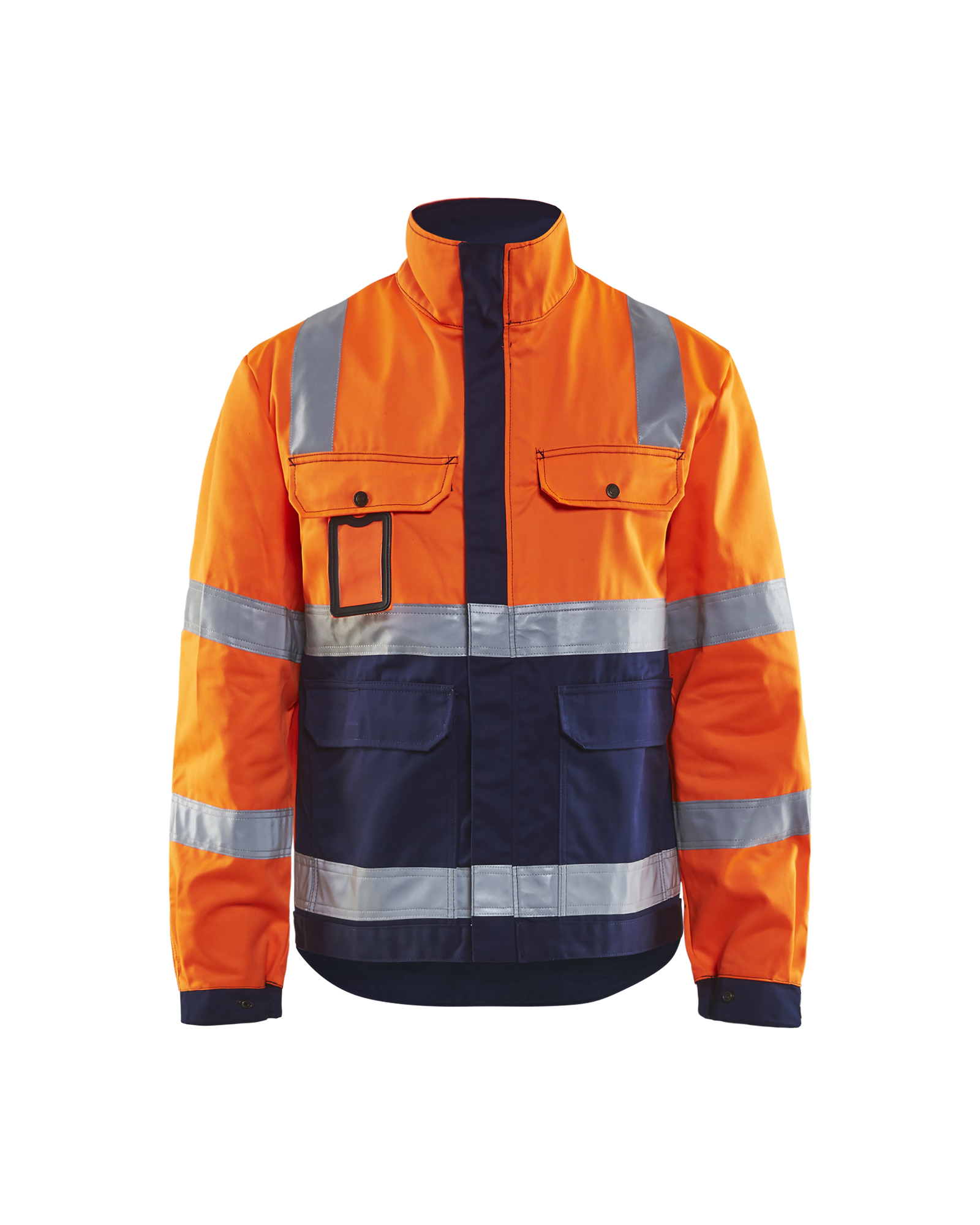 Blåkläder High Vis Arbejdsjakke - High Vis Orange/Marineblå [5389] / XS