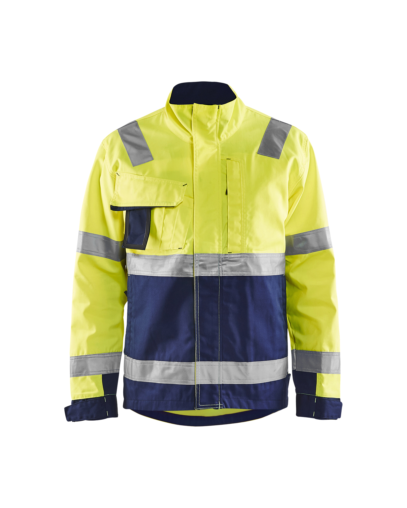 Blåkläder High Vis Arbejdsjakke - High Vis Gul/Marineblå [3389] / XS