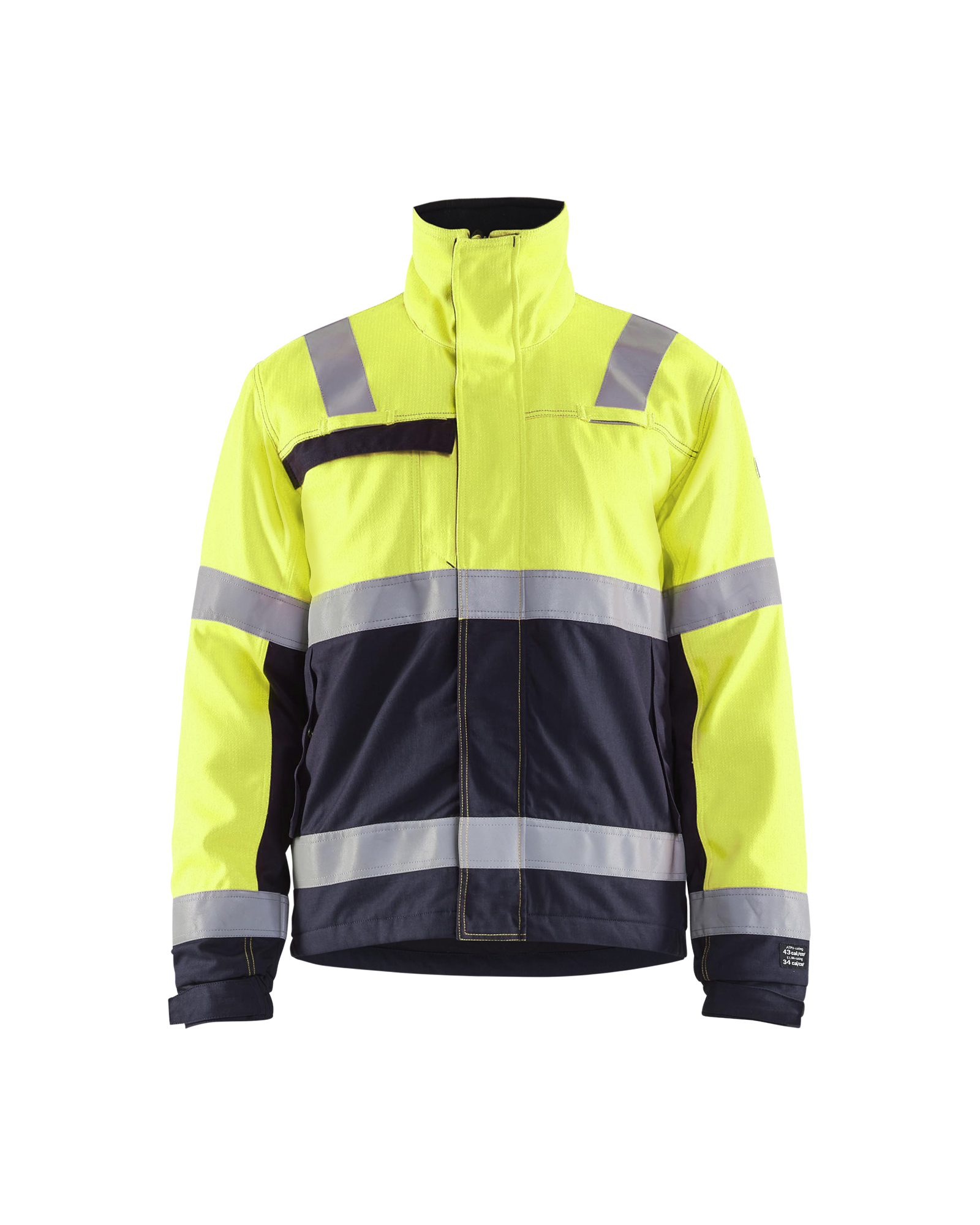 Blåkläder Multinorm VinterJakke - High Vis Gul/Marineblå [3389] / XS