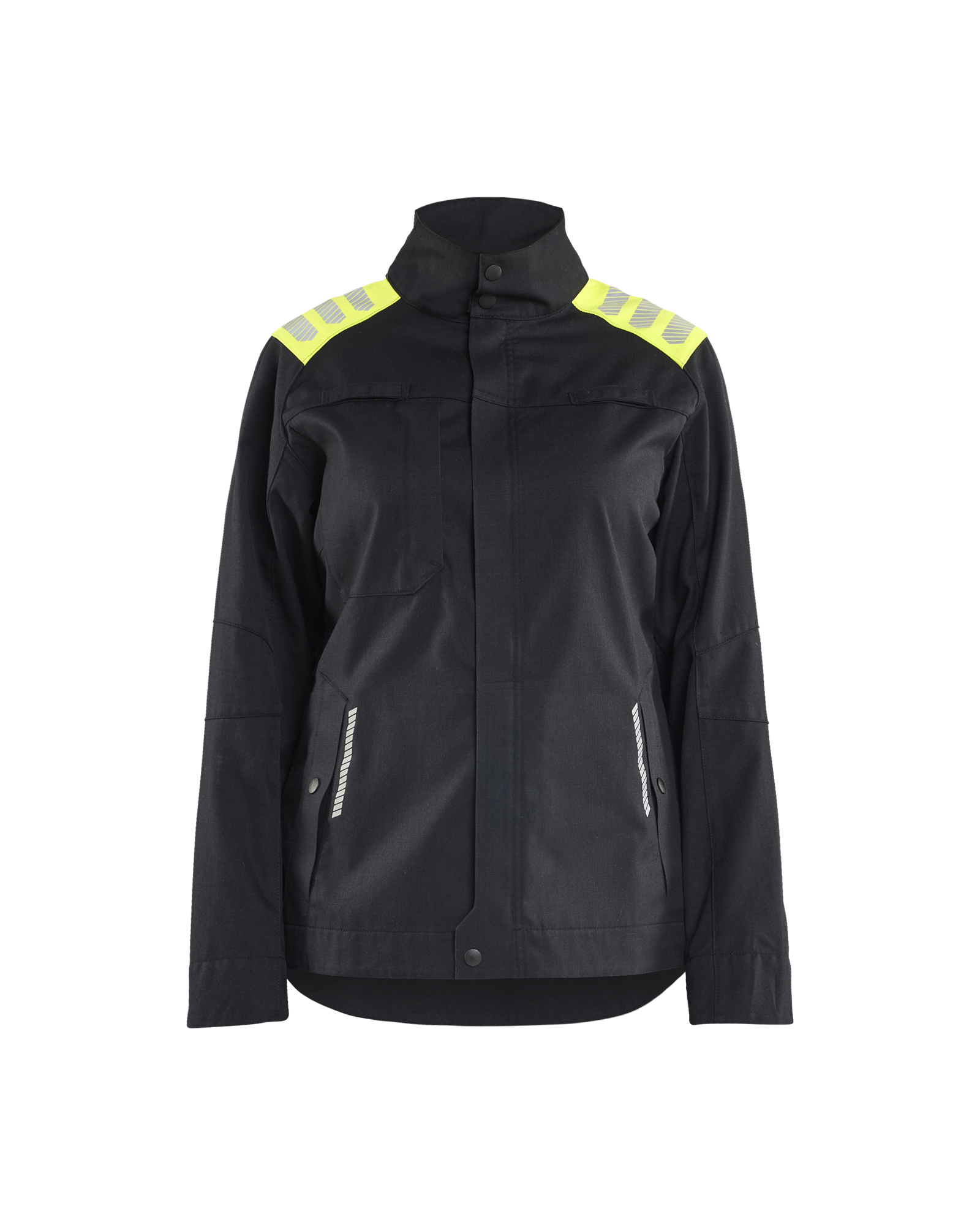 Blåkläder Dame Jakke Inherent - Sort/High Vis Gul [9933] / XS
