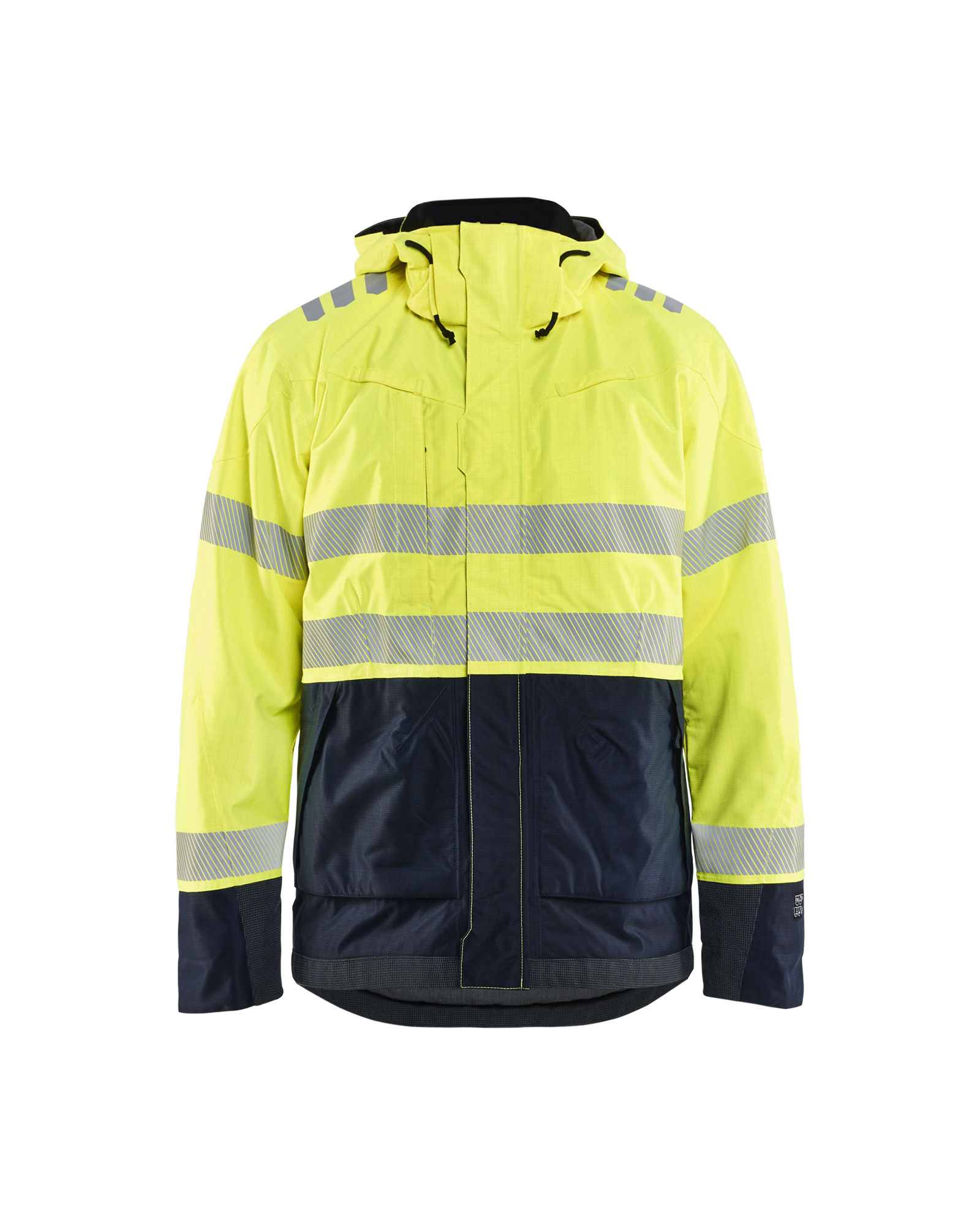 Blåkläder Multinorm Skaljakke Inherent - High Vis Gul/Marineblå [3389] / XS