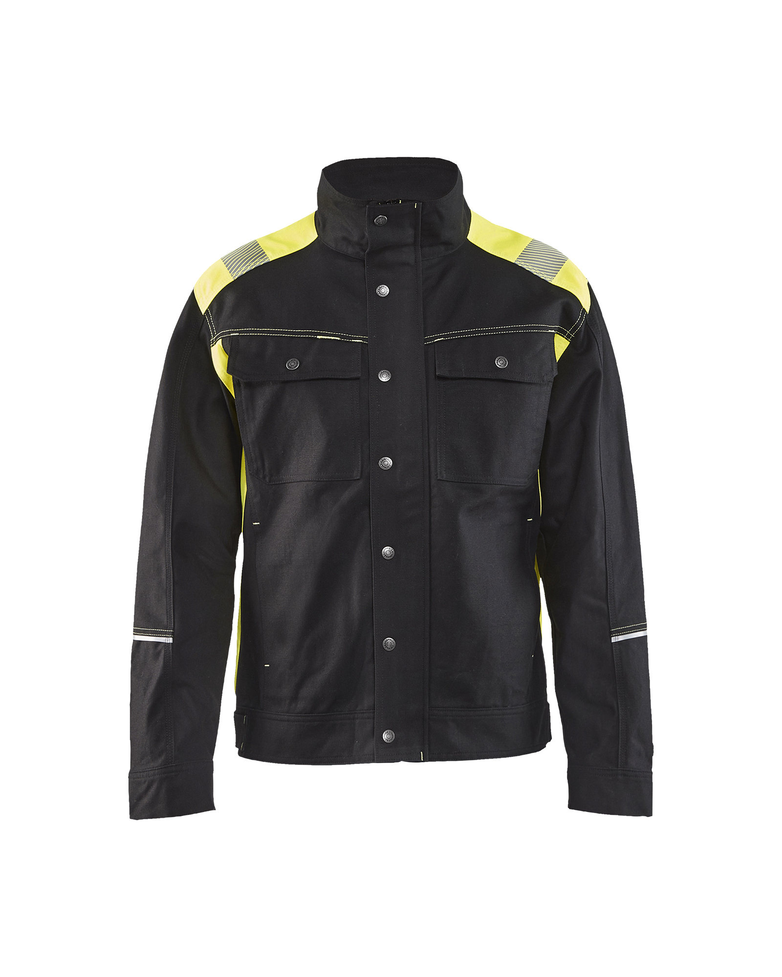 Blåkläder Håndværker Jakke - Sort/High Vis Gul [9933] / XS