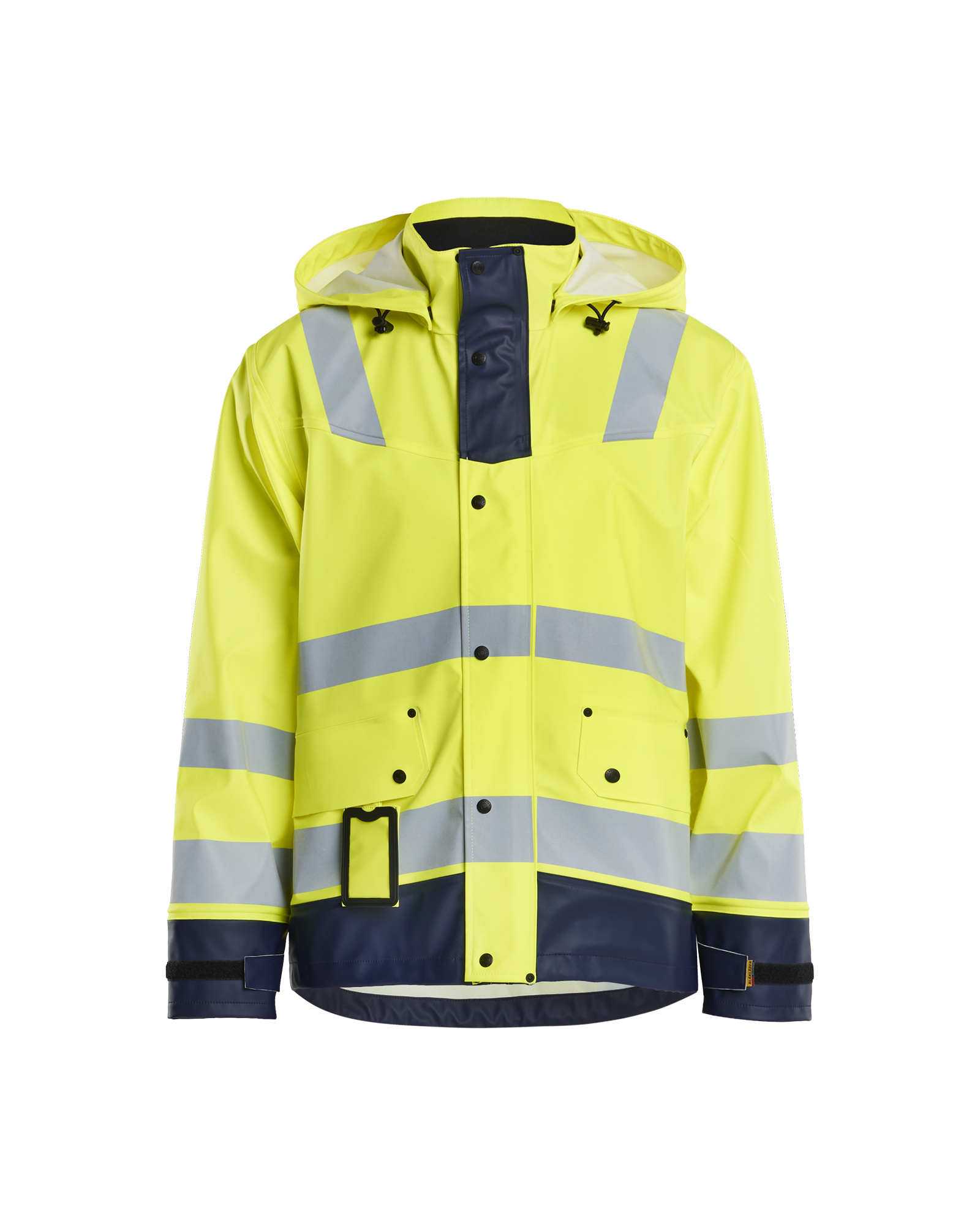 Blåkläder High Vis Regnjakke Level 2 - High Vis Gul/Marineblå [3389] / XS