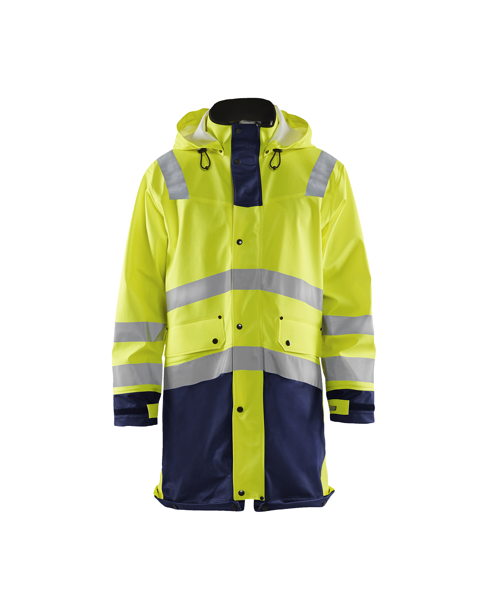 Blåkläder High Vis regnjakke Level 3 - High Vis Gul/Marineblå [3389] / XS