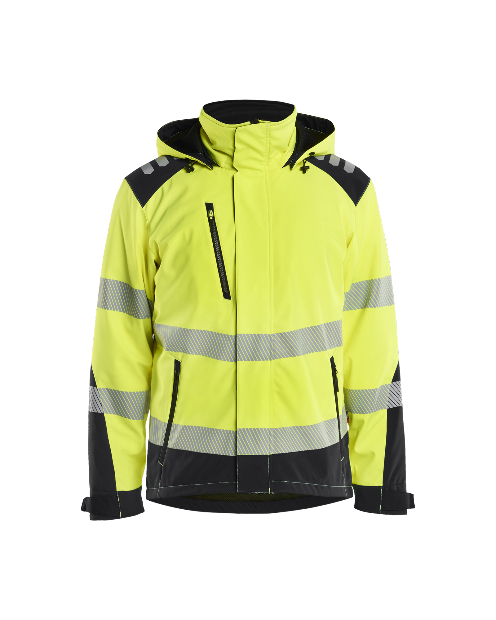 Blåkläder High Vis Letforet Vinter Softshelljakke - High Vis Gul/Sort [3399] / XS