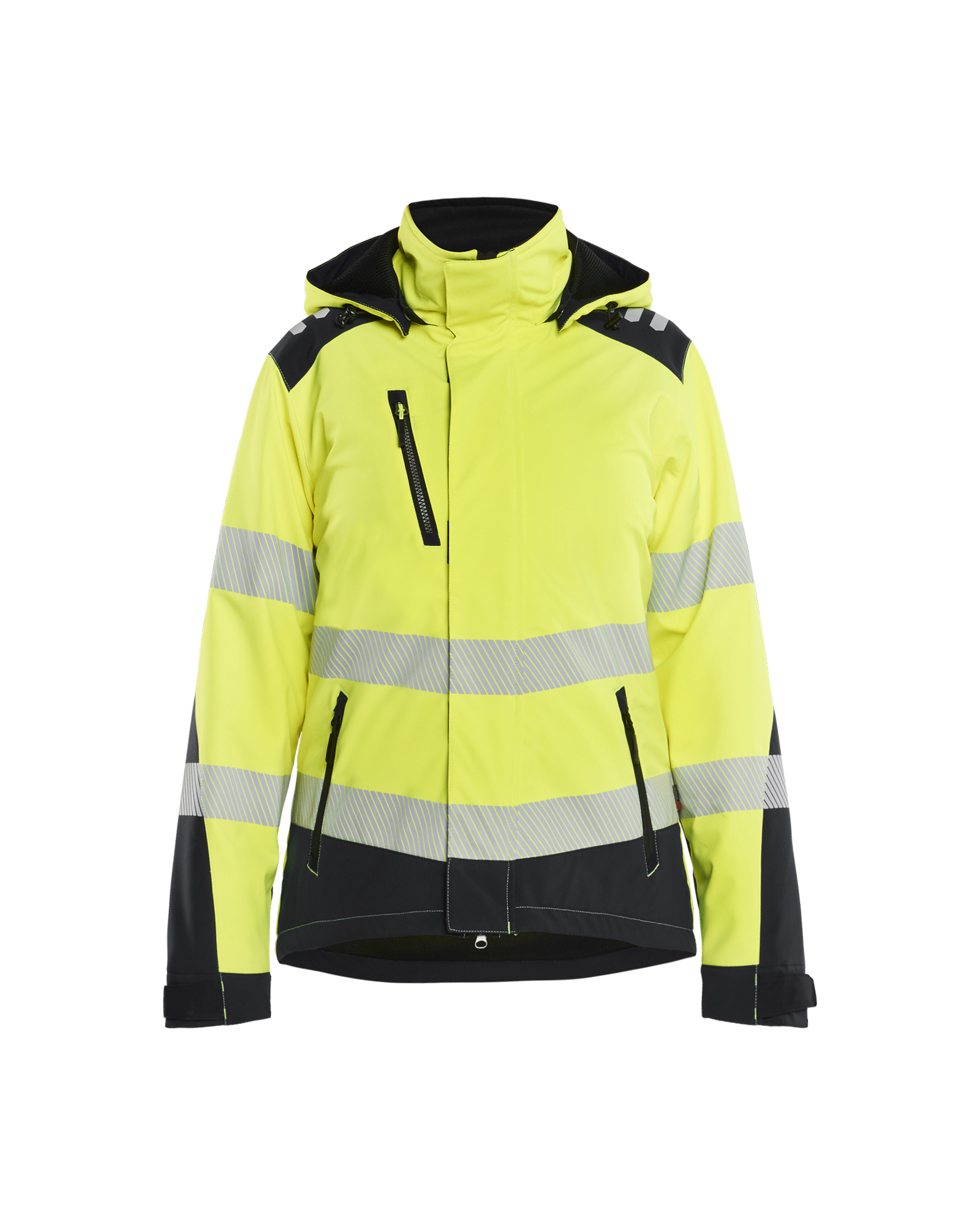 Blåkläder Dame High Vis Letforet Vinter Softshelljakke - High Vis Gul/Sort [3399] / XS