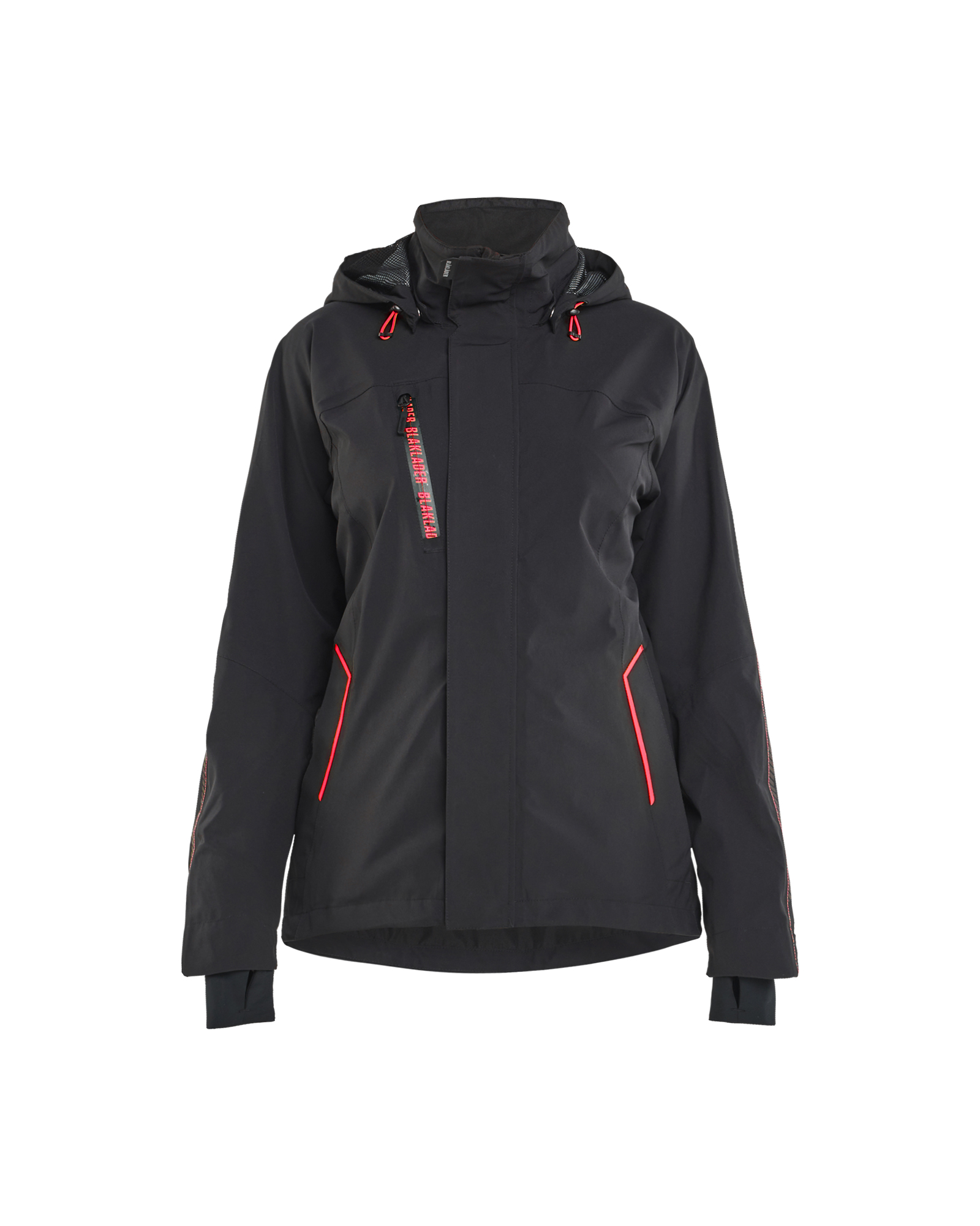 Blåkläder Dame Skaljakke 4-vejs Stretch - Sort/Rød [9956] / XS